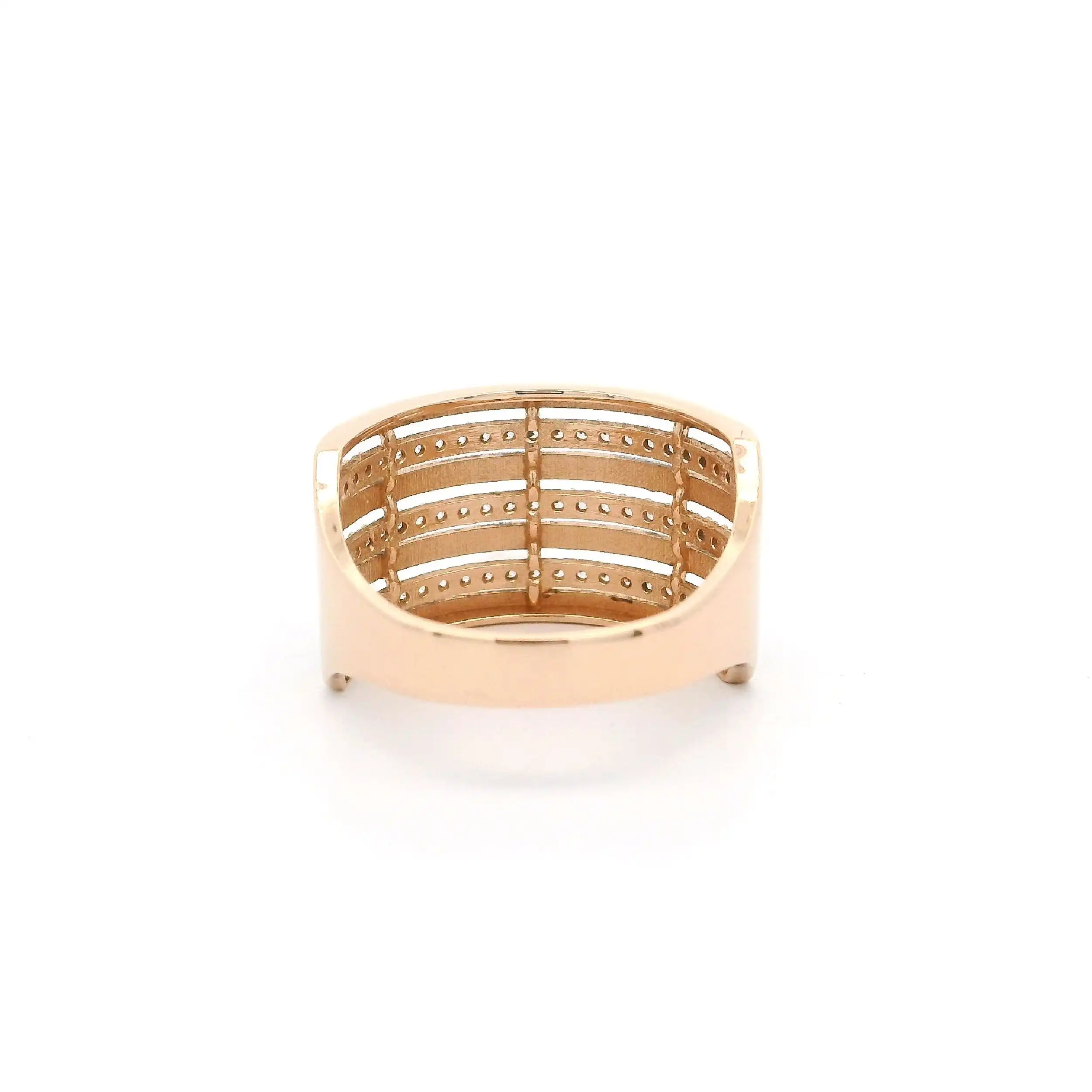Ring Roségold mit Zirkonia