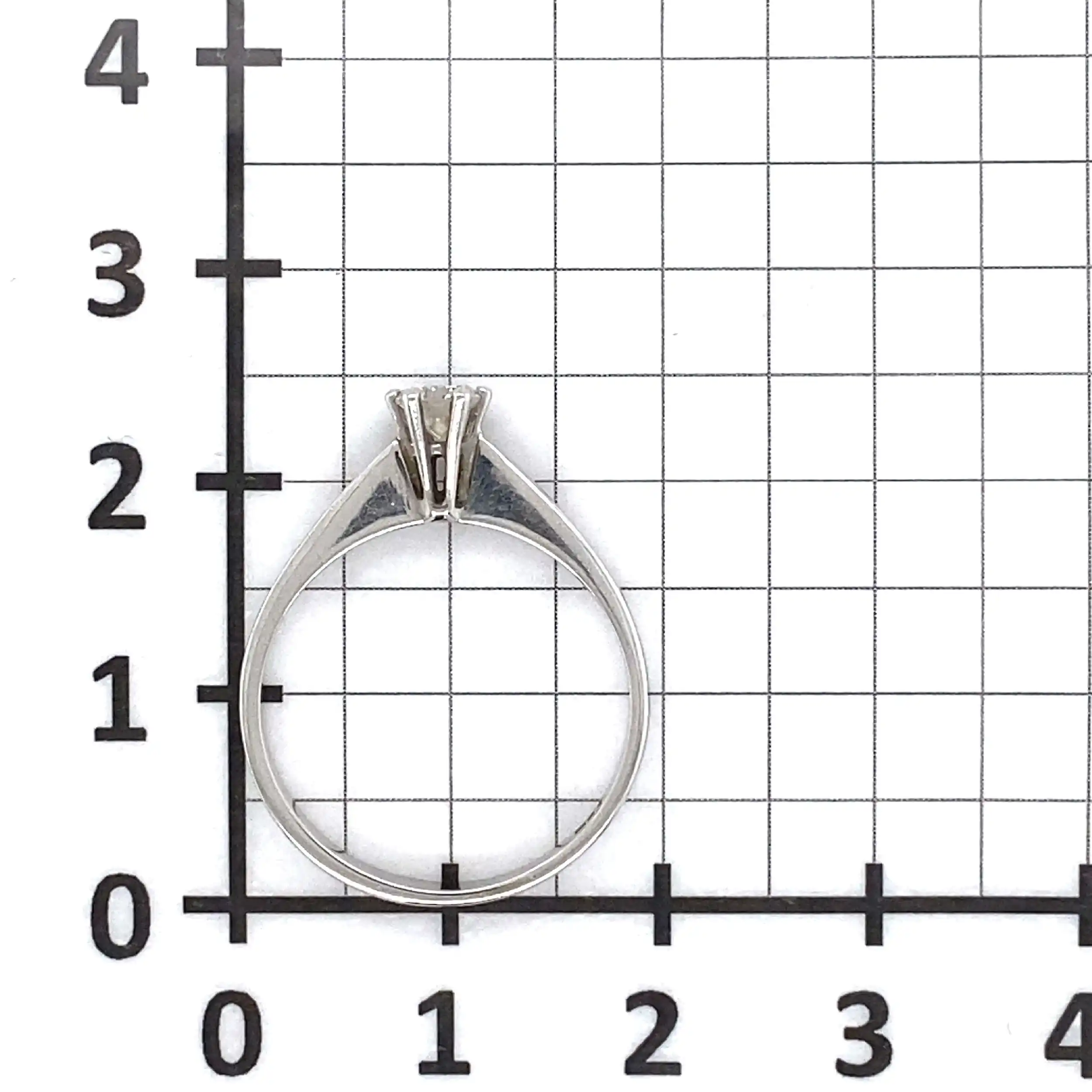 Ring Weißgold mit Brillant Ring Weißgold mit Brillant