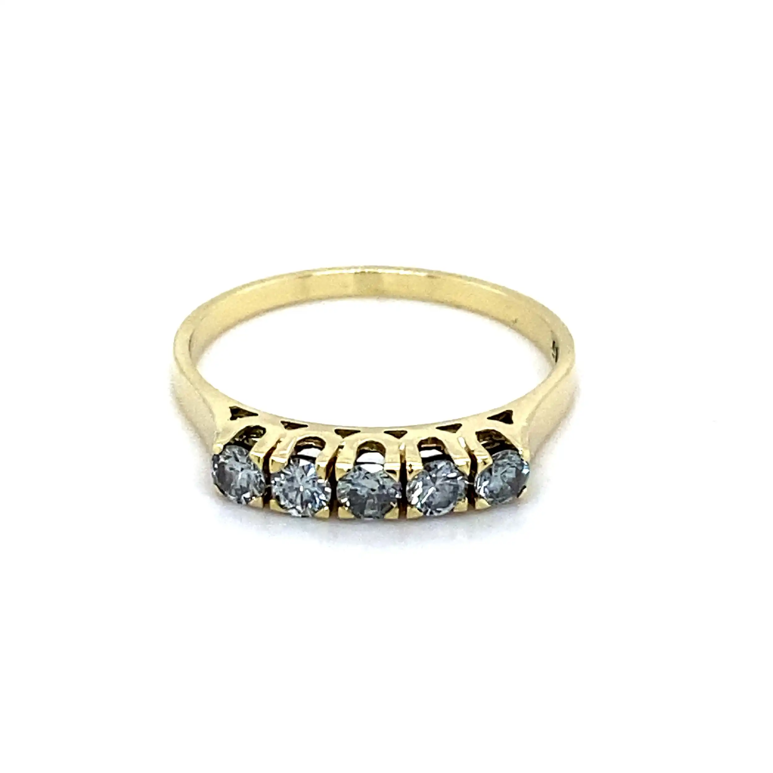 Ring Gelbgold mit Brillanten Ring Gelbgold mit Brillanten