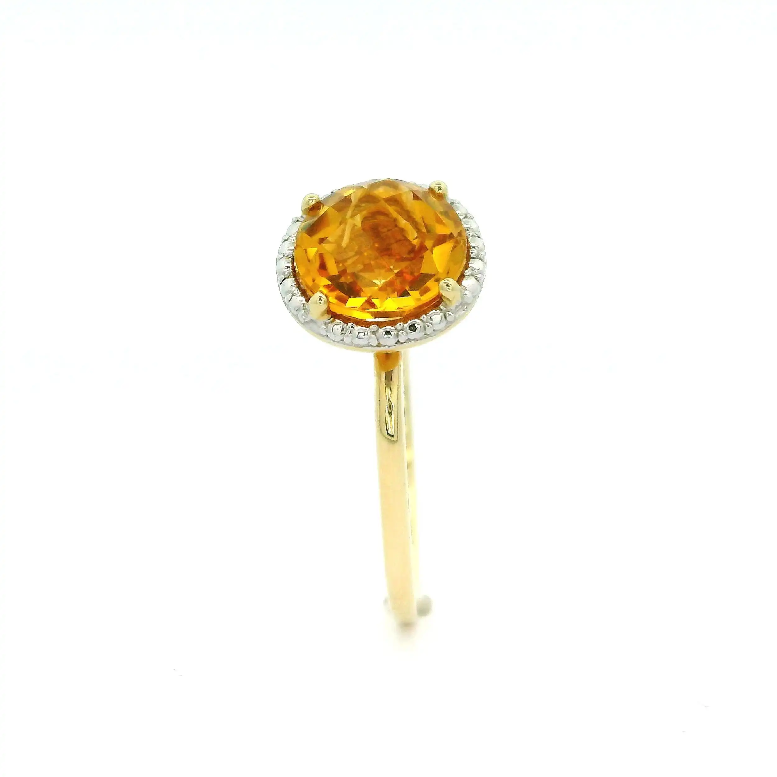 Ring Gelbgold mit Citrin Ring Gelbgold mit Citrin