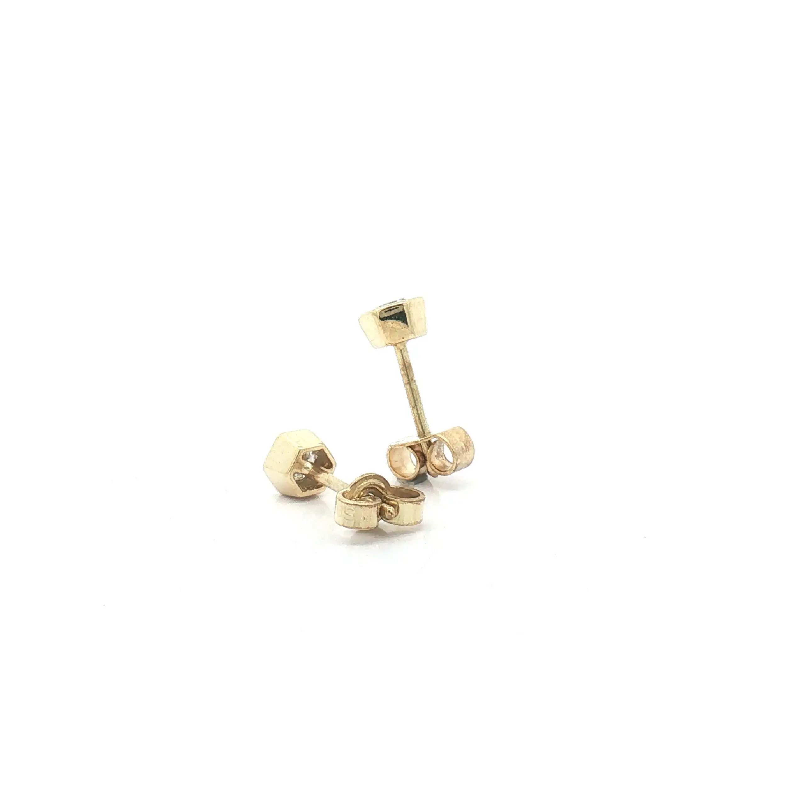 Ohrstecker Gelbgold mit Brillanten