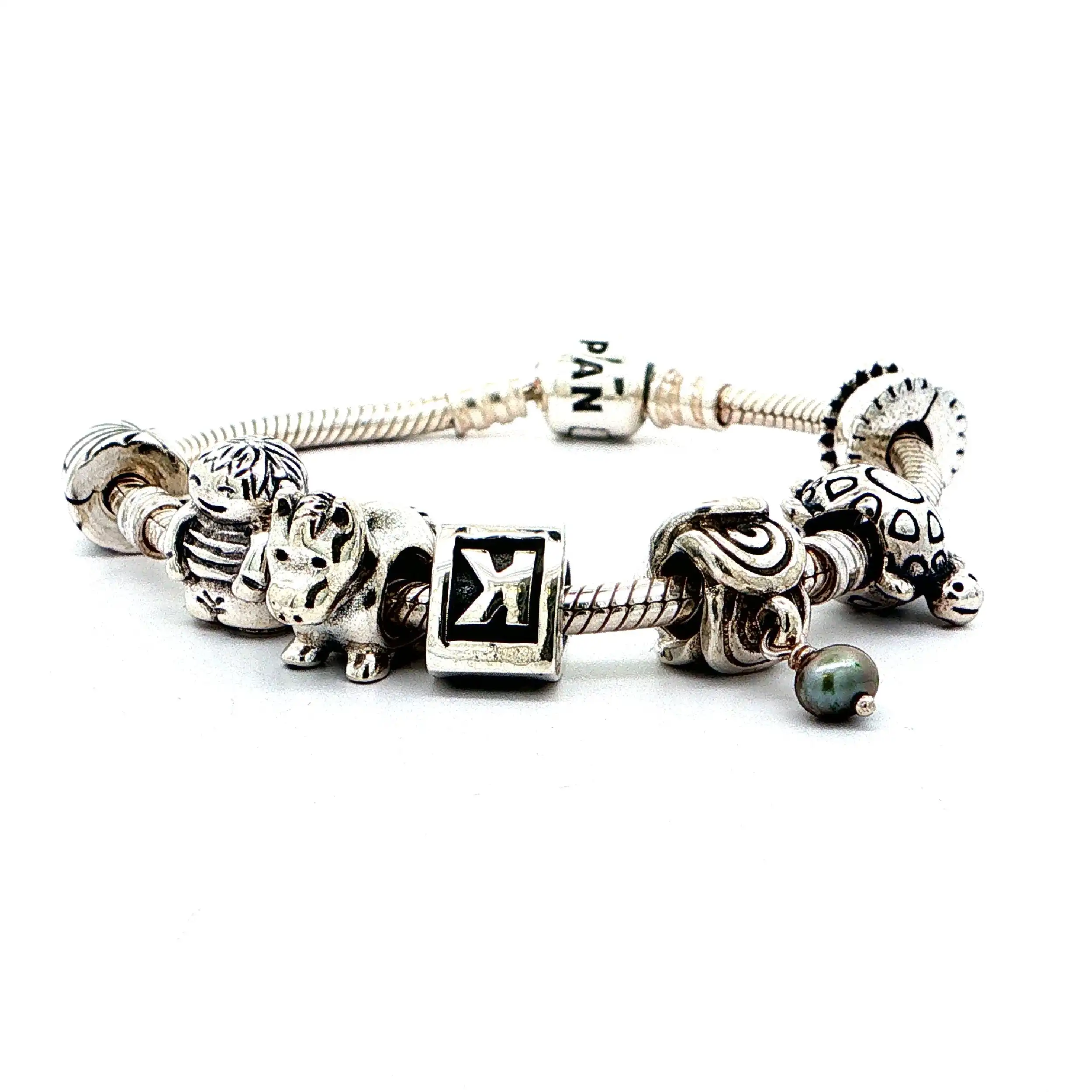 Pandora Armband Silber mit 7 Charms Pandora Armband Silber mit 7 Charms