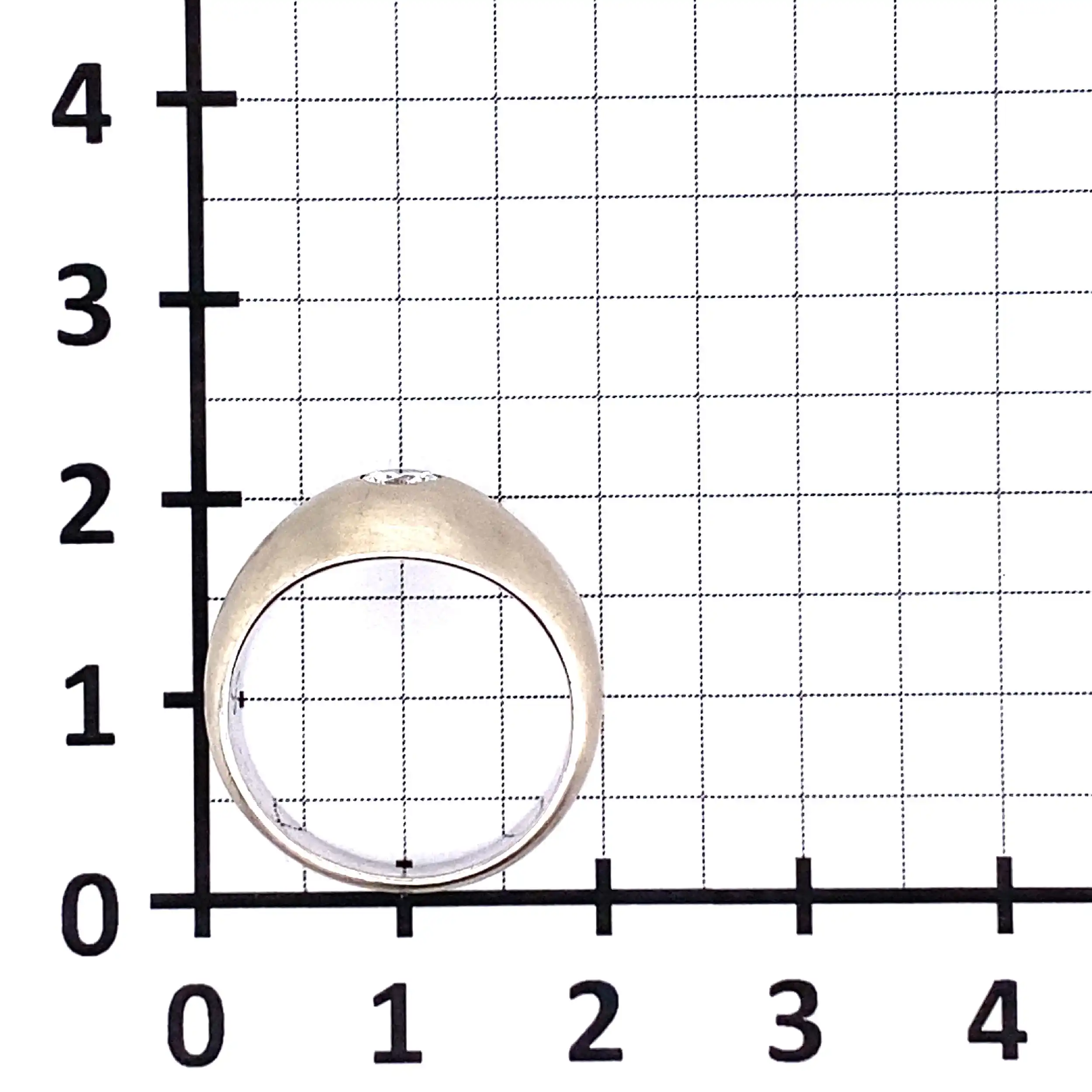 Ring Weißgold mit Brillant Ring Weißgold mit Brillant