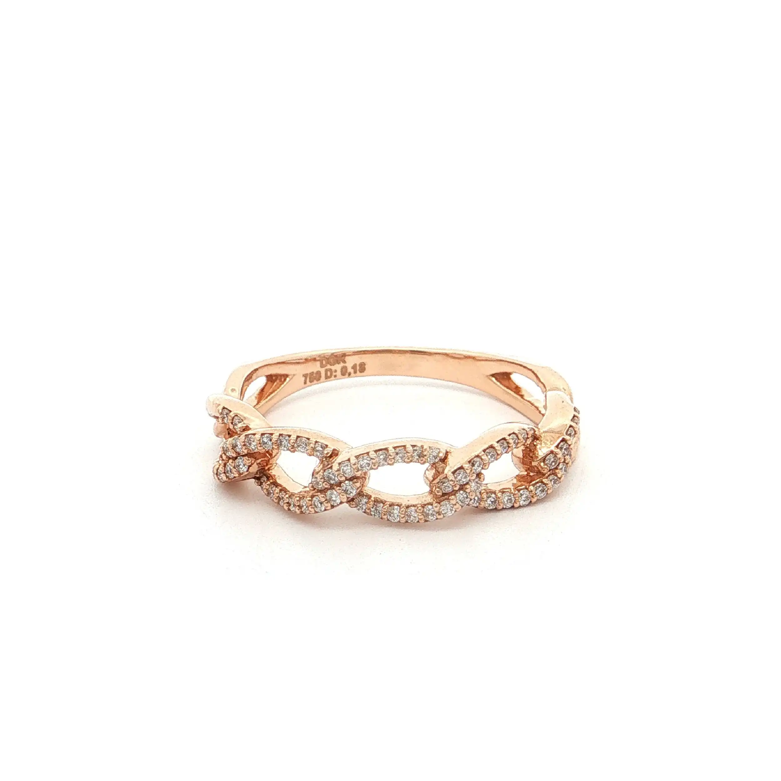 Ring Roségold mit Brillanten Ring Roségold mit Brillanten