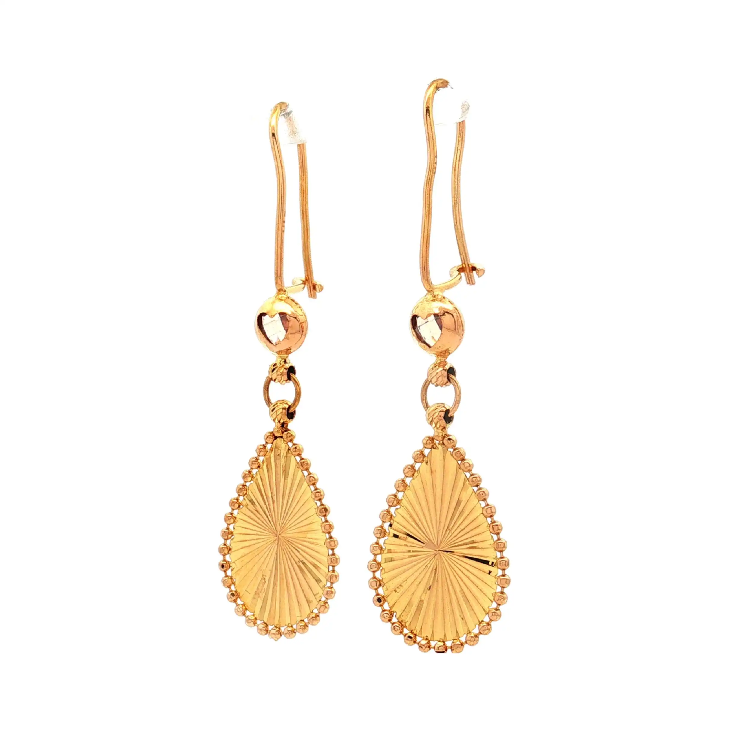 Ohrhänger Gelbgold mit Zirkonia
