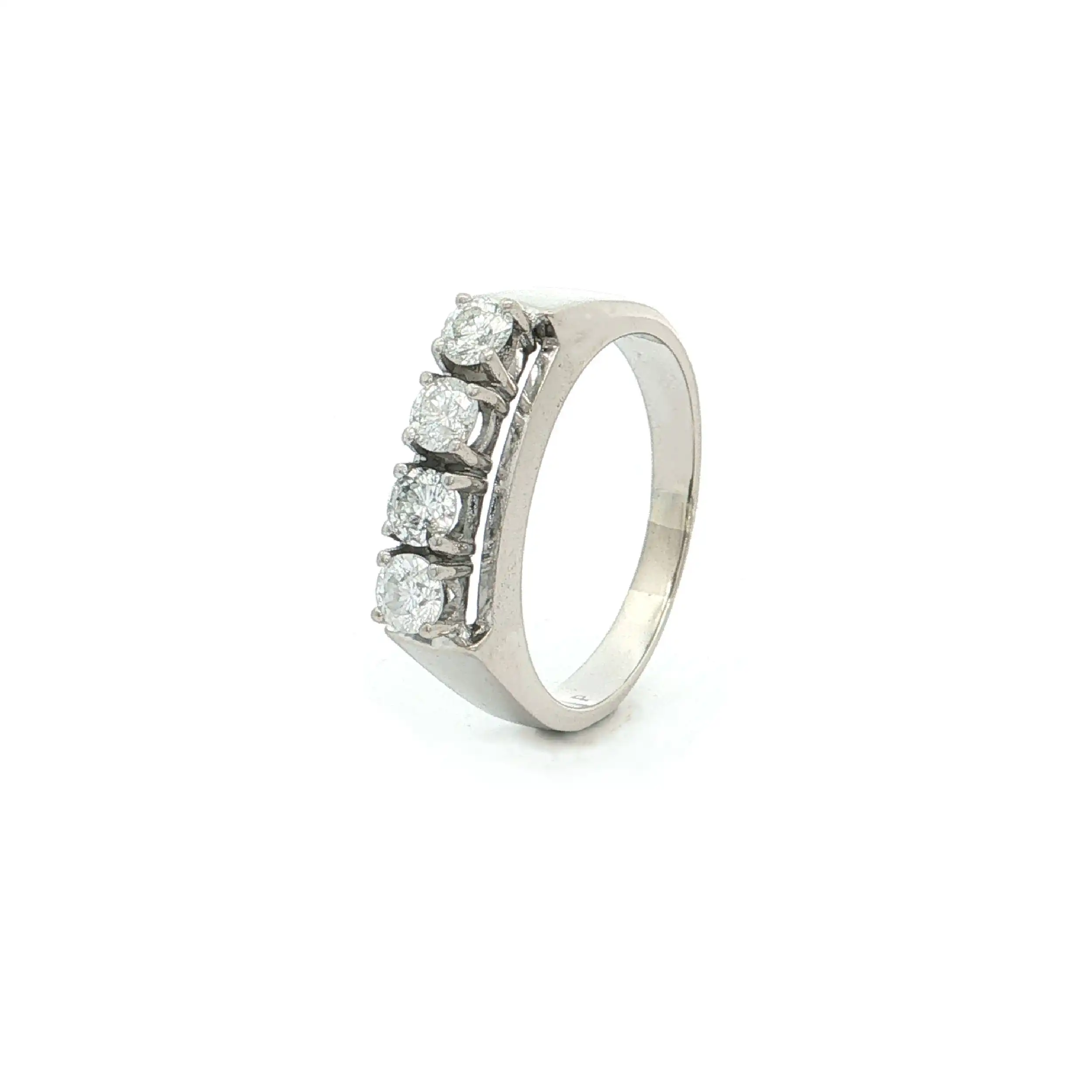 Ring Weißgold mit Brillanten Ring Weißgold mit Brillanten