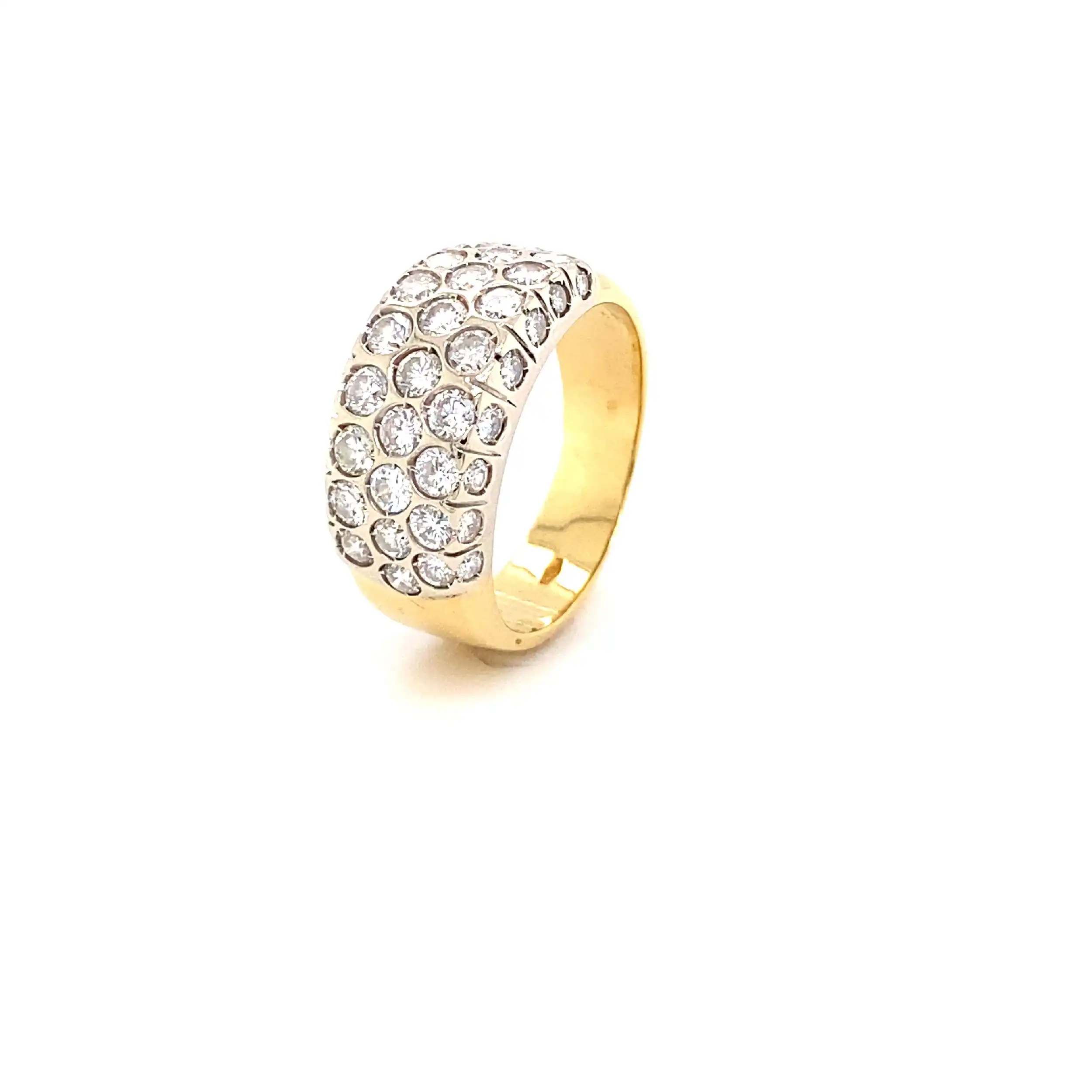 Ring Bicolor mit Brillanten
