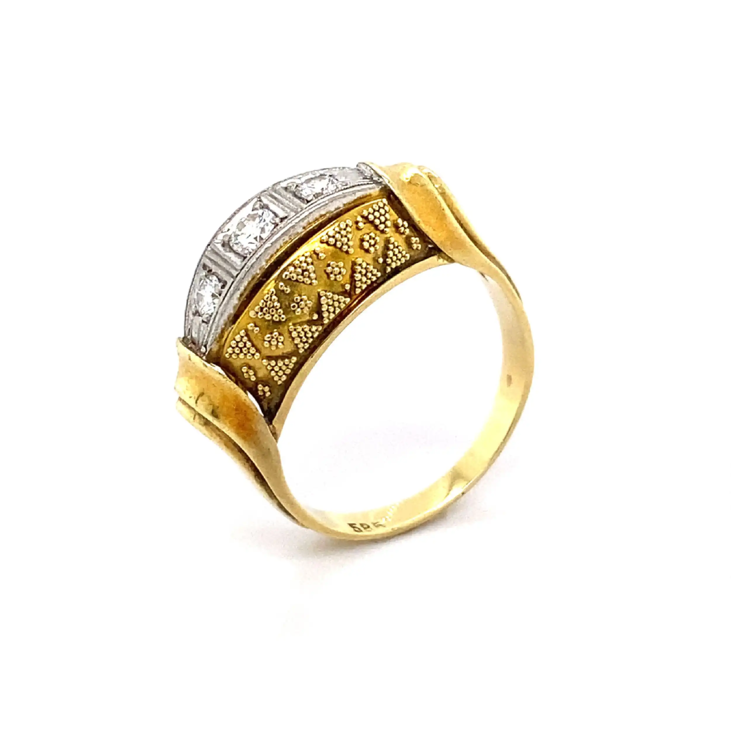 Ring Bicolor mit Brillanten Ring Bicolor mit Brillanten