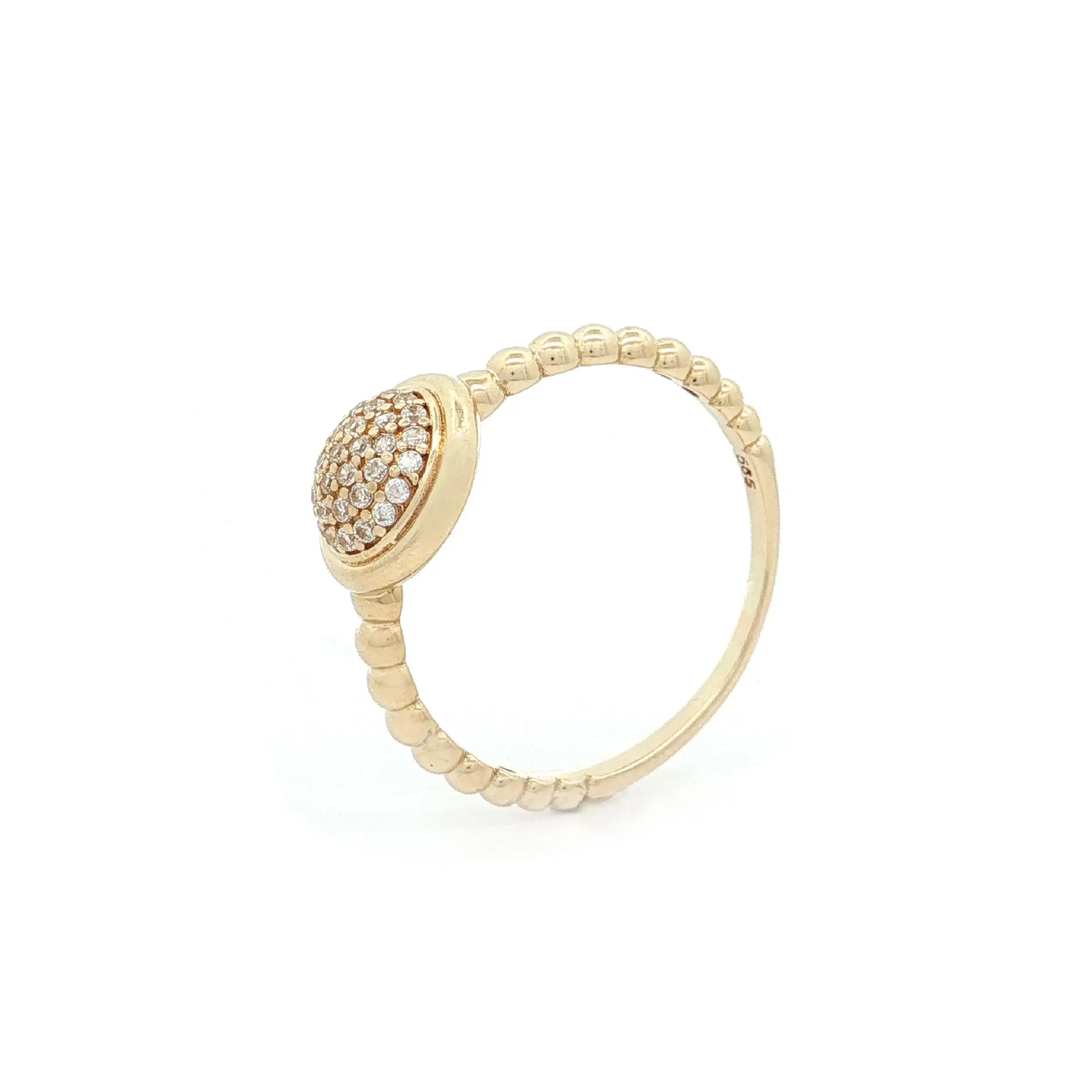 Ring Gelbgold mit Zirkonia Ring Gelbgold mit Zirkonia