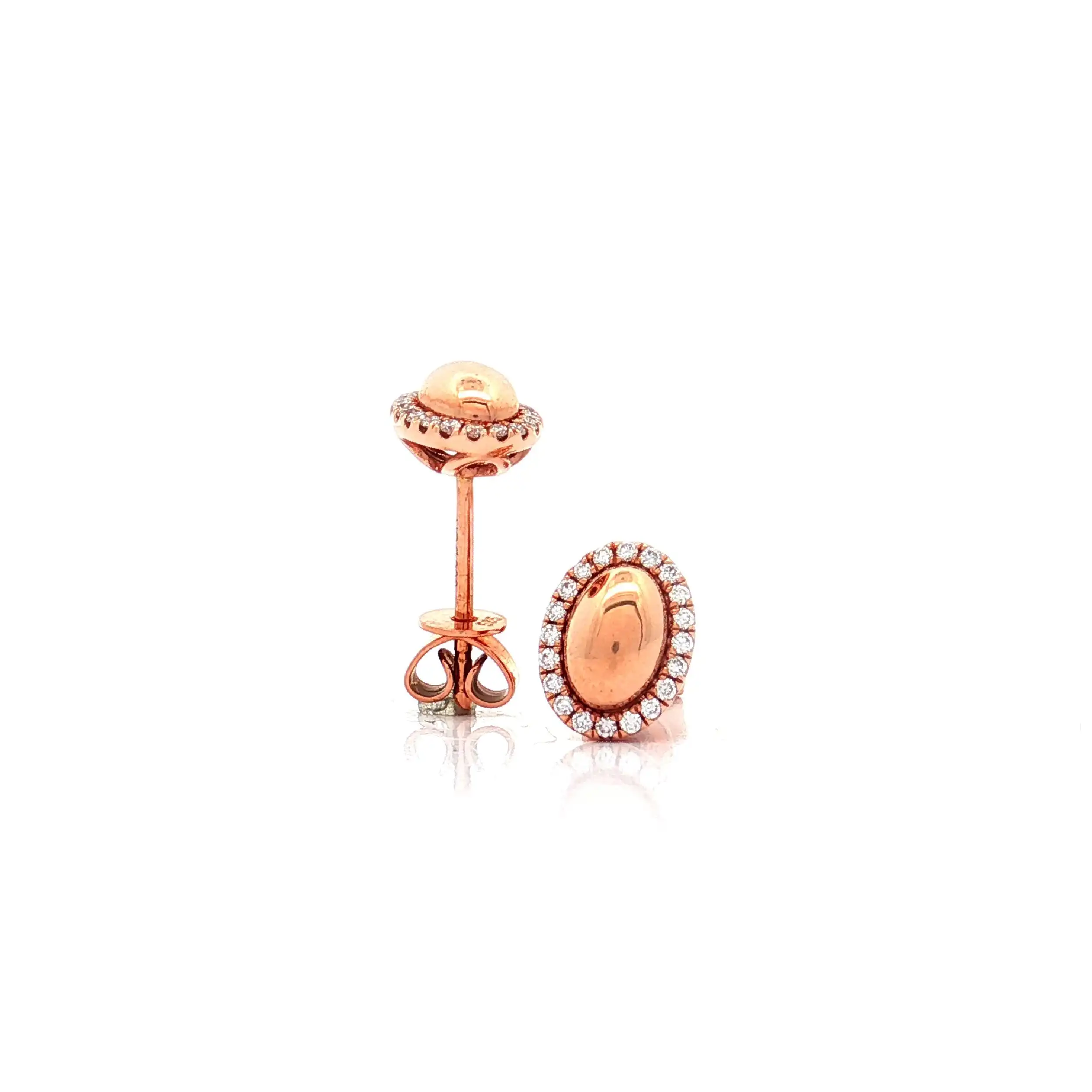 Ohrstecker Roségold mit Brillanten Ohrstecker Roségold mit Brillanten