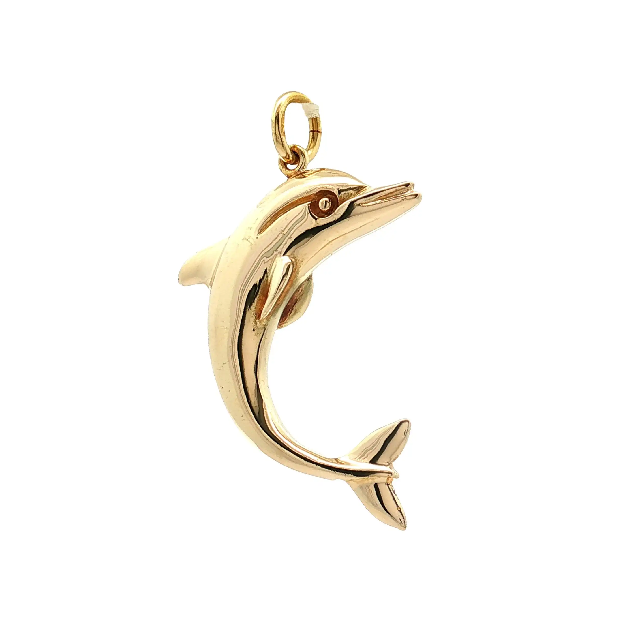 Anhänger Gelbgold Delfin