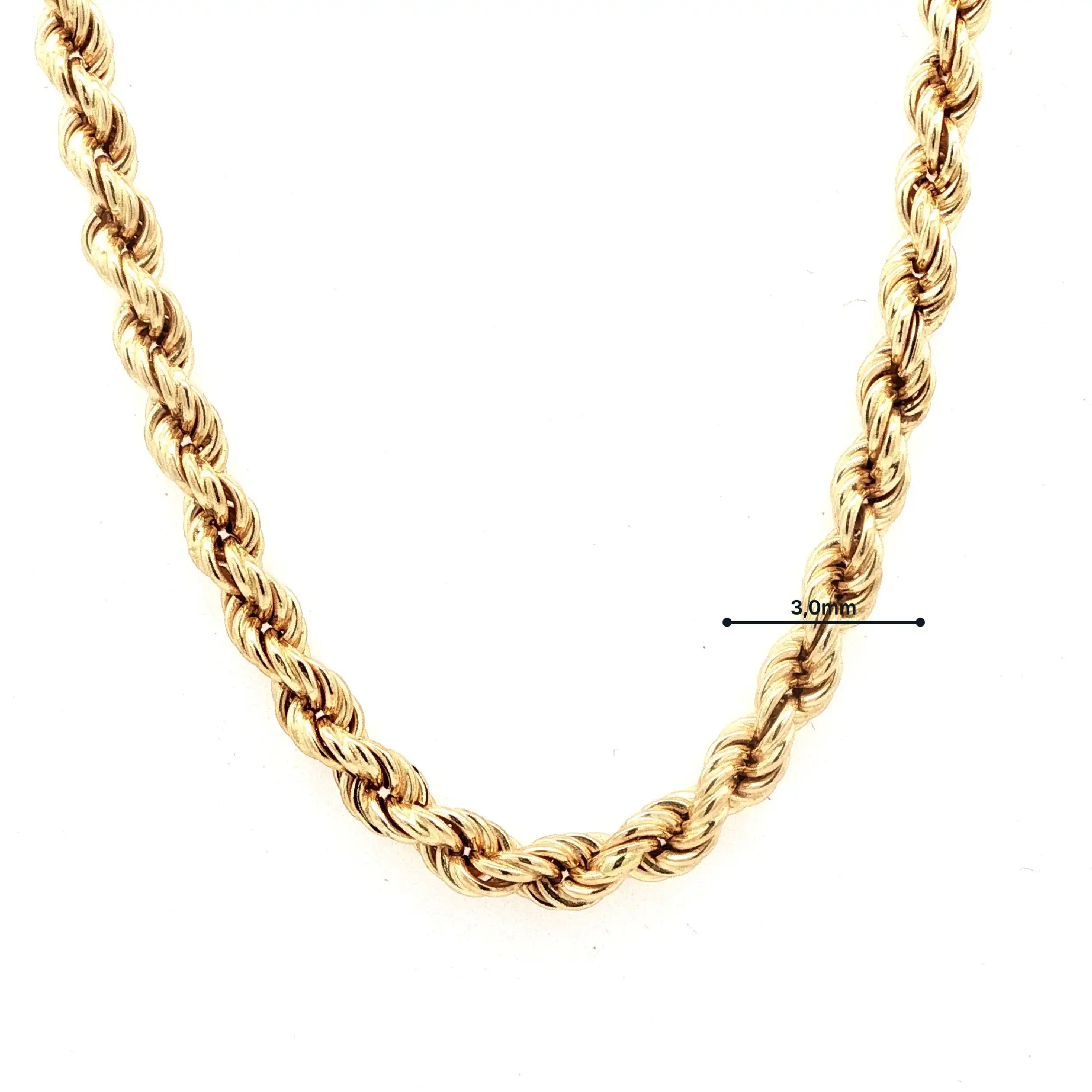 Kordelkette Gelbgold Kordelkette Gelbgold