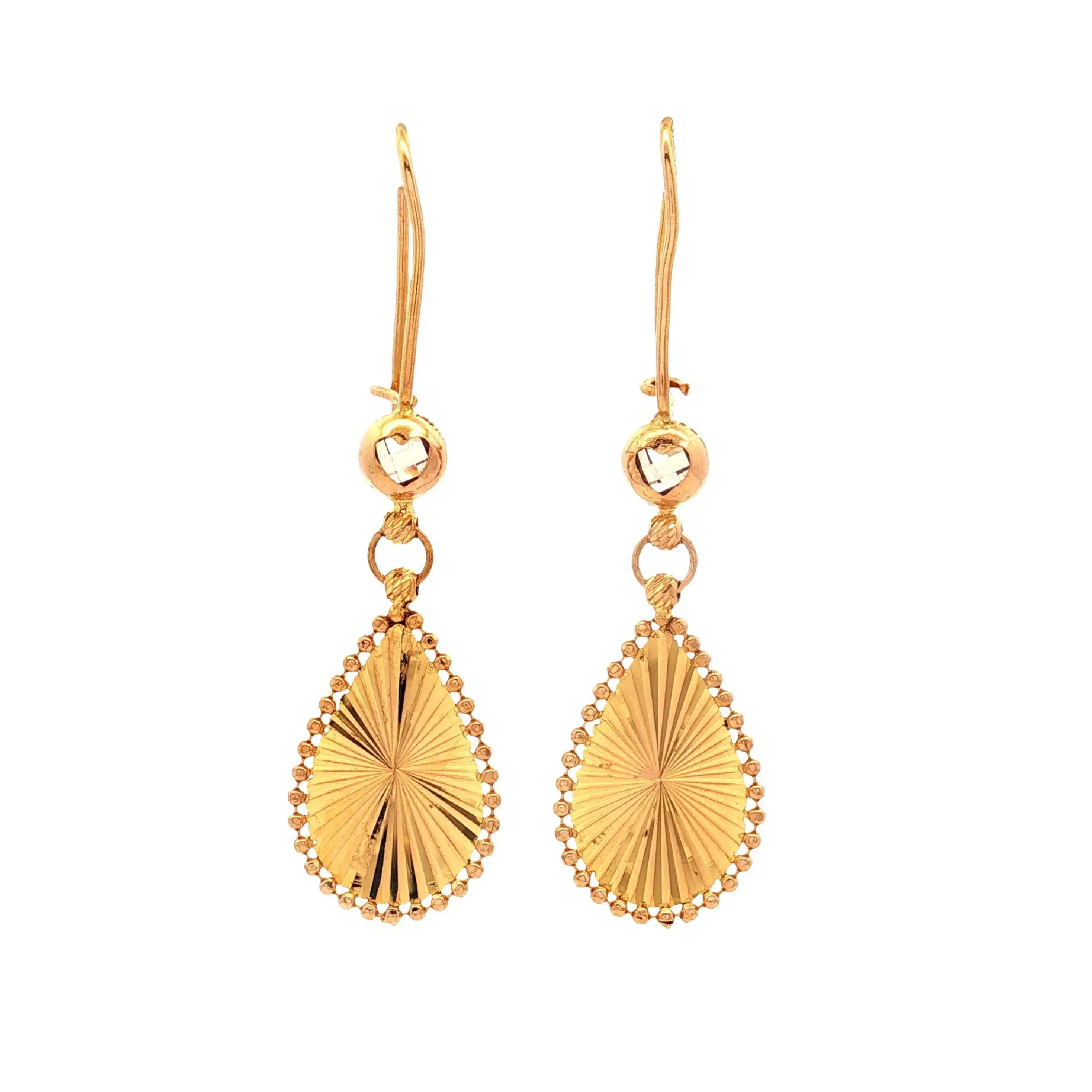 Ohrhänger Gelbgold mit Zirkonia