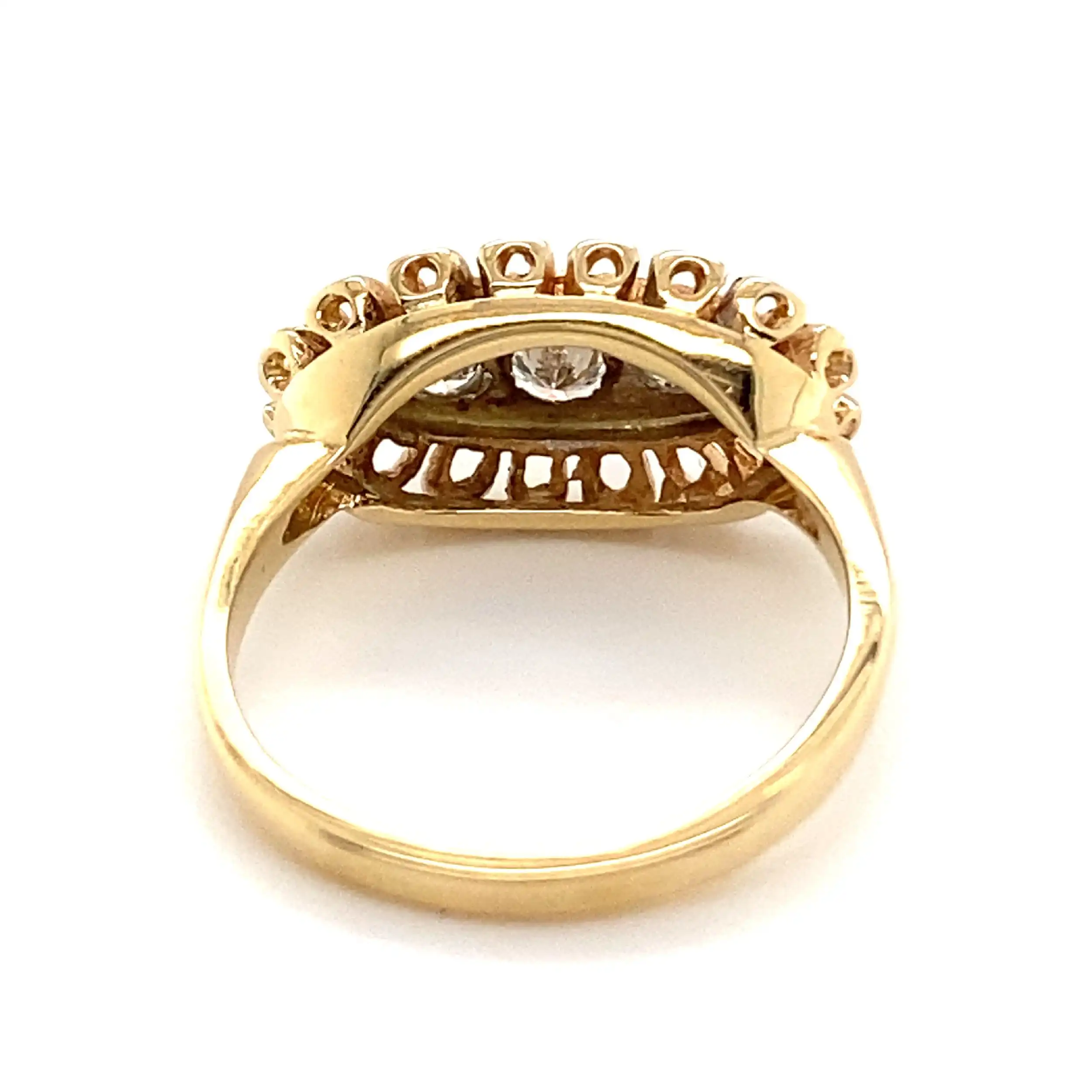 Ring Bicolor mit Brillanten Ring Bicolor mit Brillanten