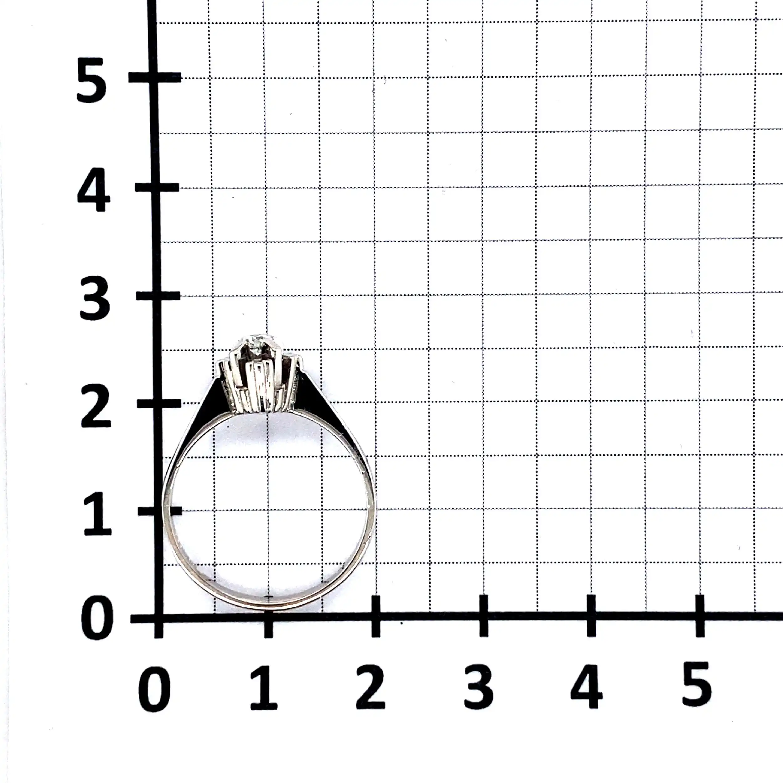 Ring Weißgold mit Brillanten Ring Weißgold mit Brillanten