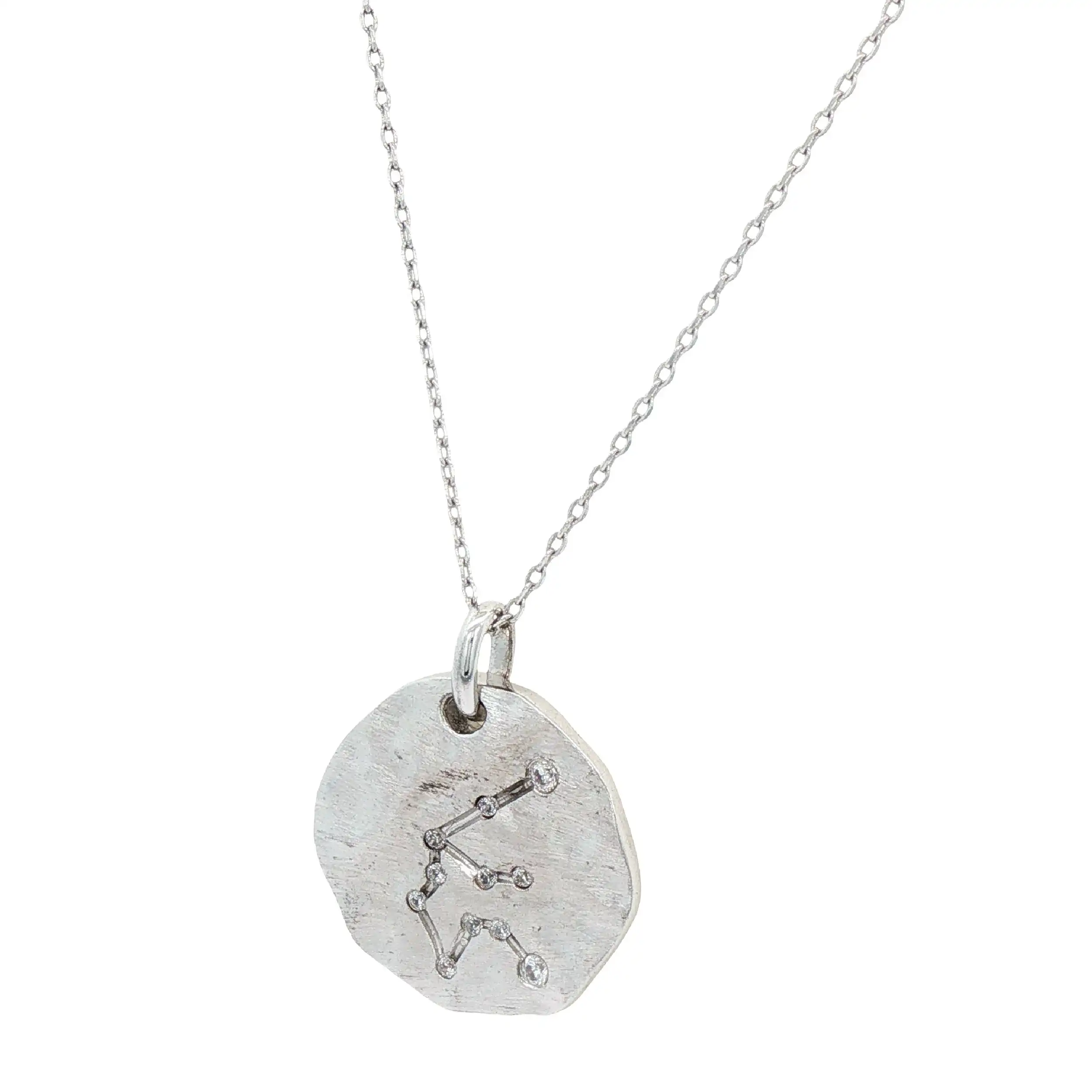 Collier Silber Sternzeichen Waage mit Zirkonia Collier Silber Sternzeichen Waage mit Zirkonia