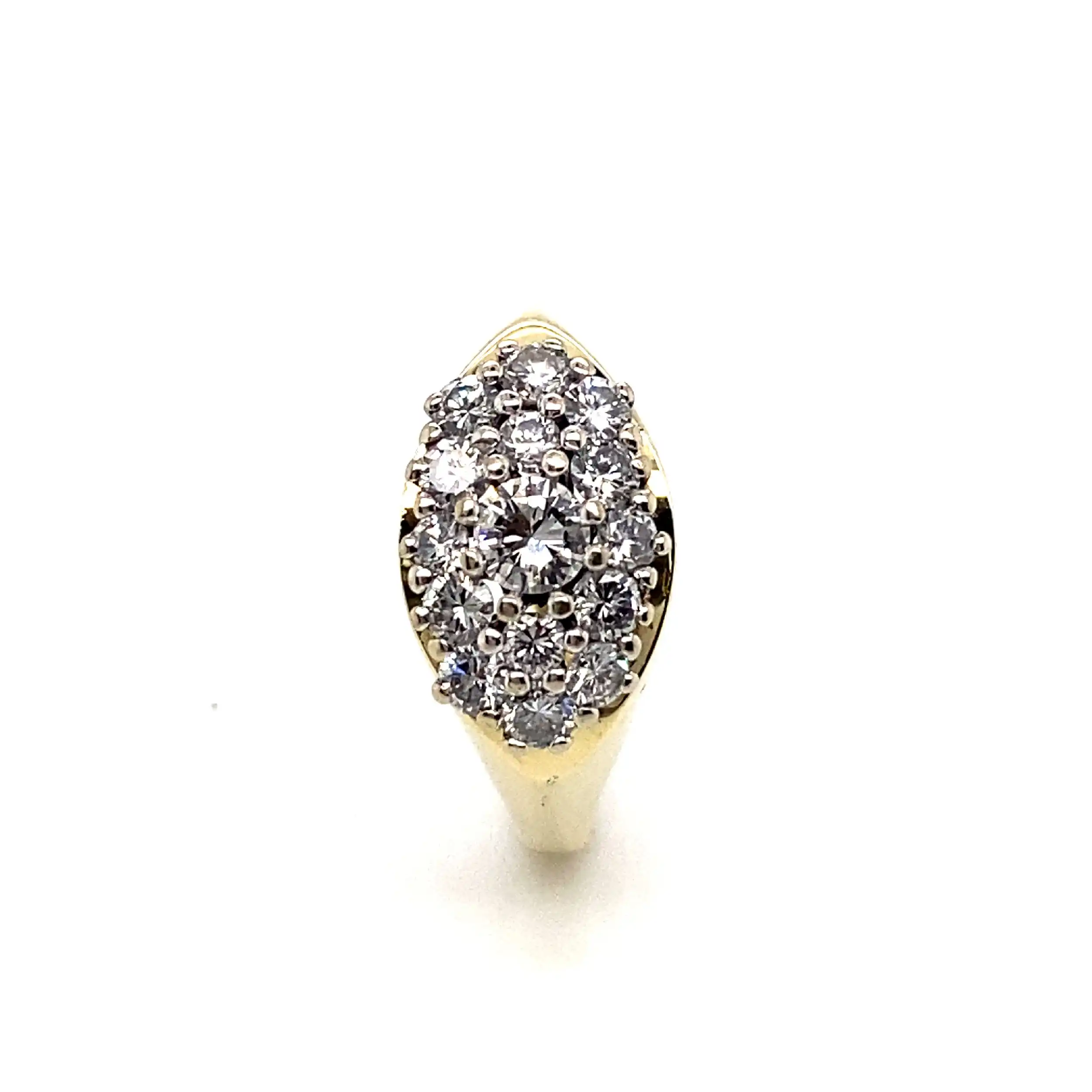 Ring Gelbgold mit Brillanten Ring Gelbgold mit Brillanten