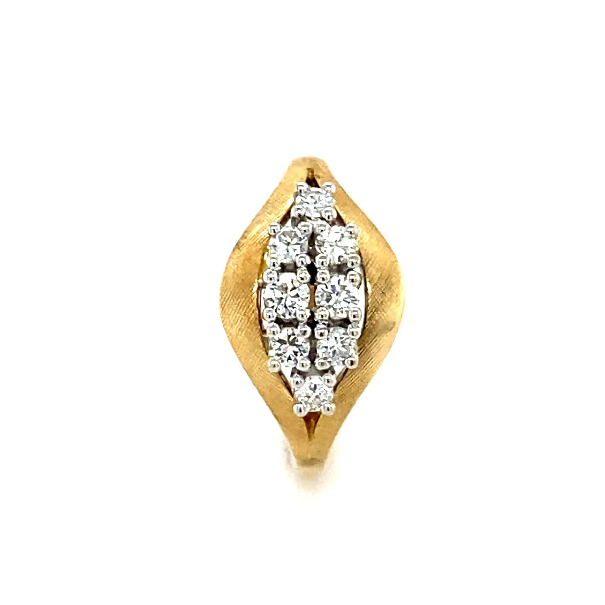 Ring Bicolor mit Brillanten Ring Bicolor mit Brillanten