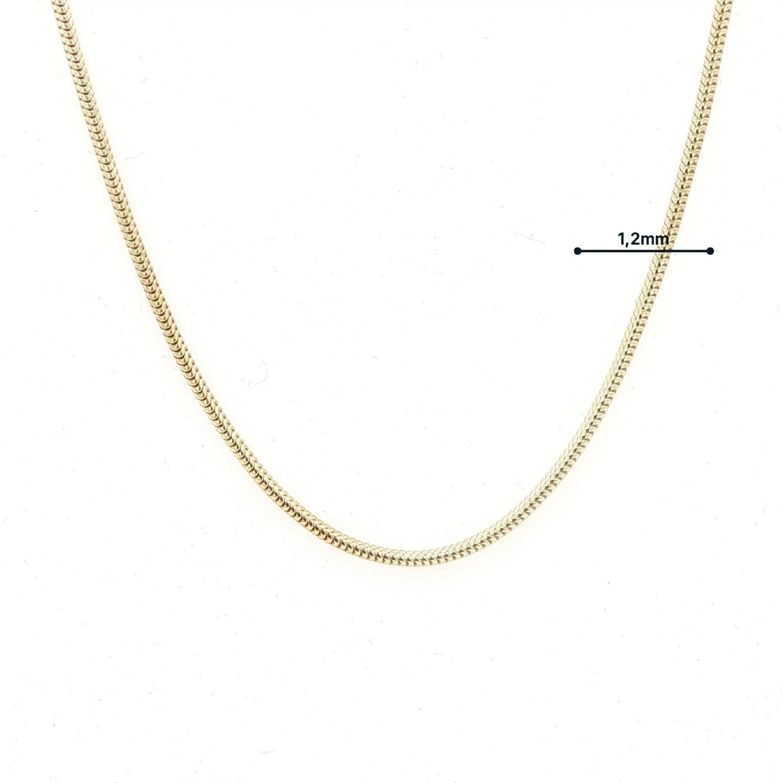 Schlangenkette Gelbgold