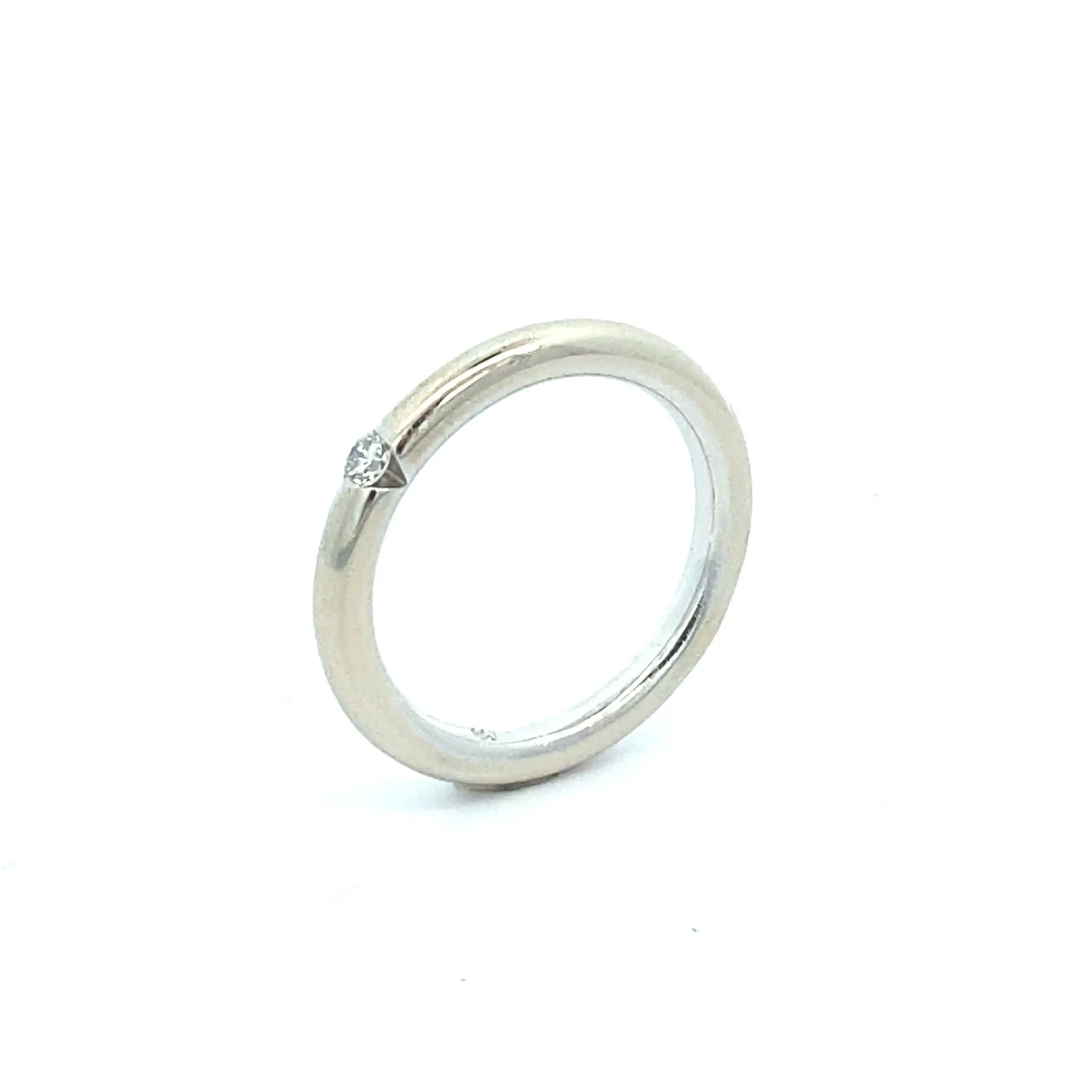 Ring Weißgold mit Brillant Ring Weißgold mit Brillant