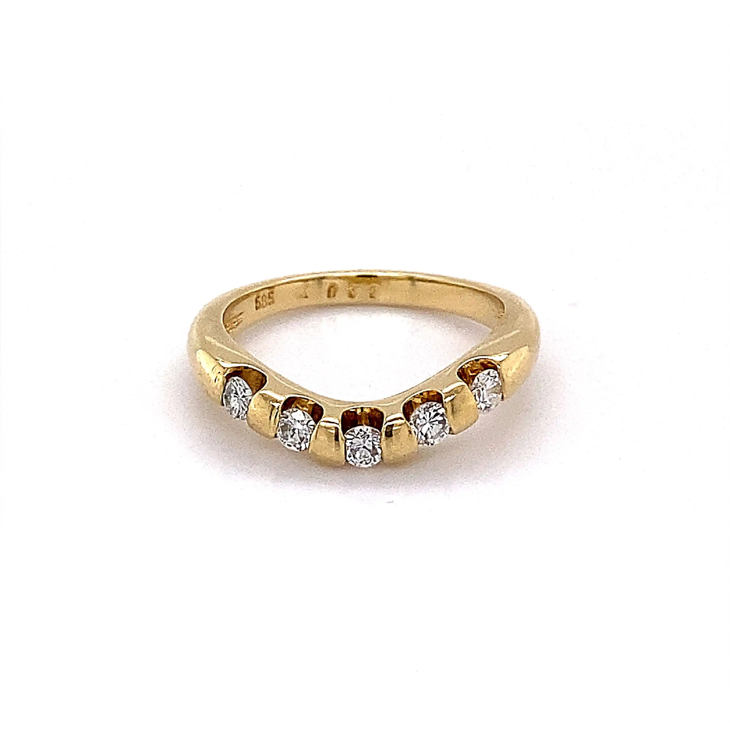 Ring Gelbgold mit Brillanten Ring Gelbgold mit Brillanten
