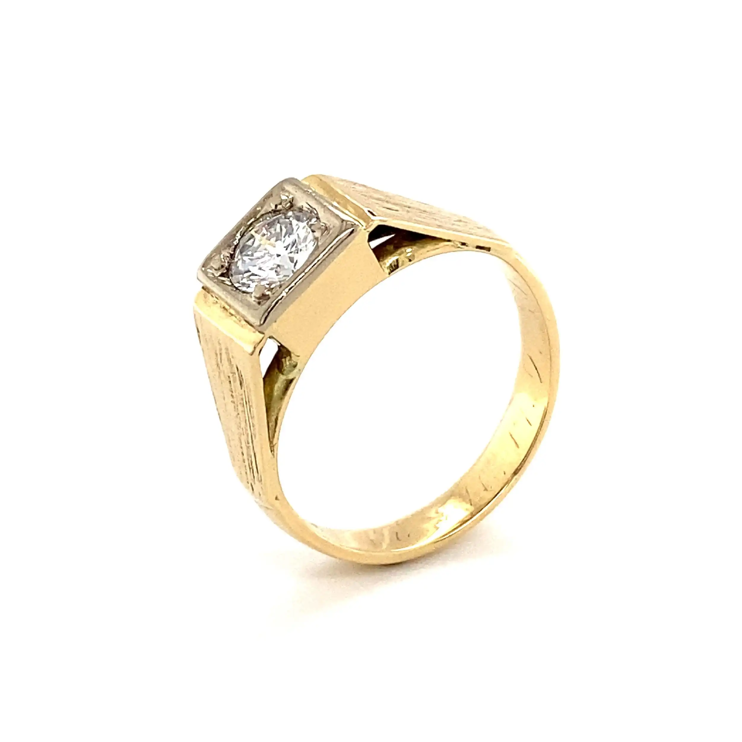 Ring Gelbgold mit Brillant