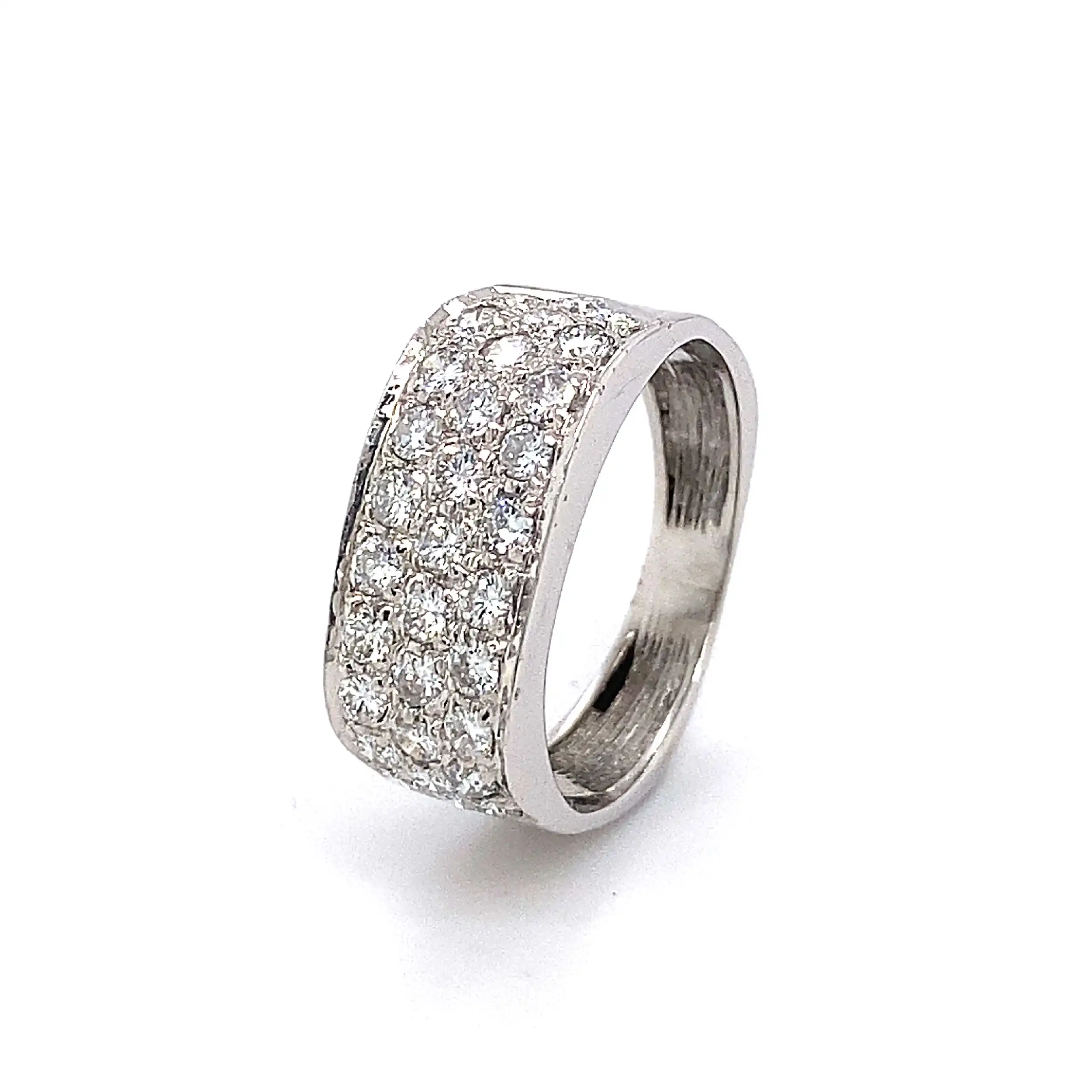 Ring Weißgold mit Brillanten Ring Weißgold mit Brillanten