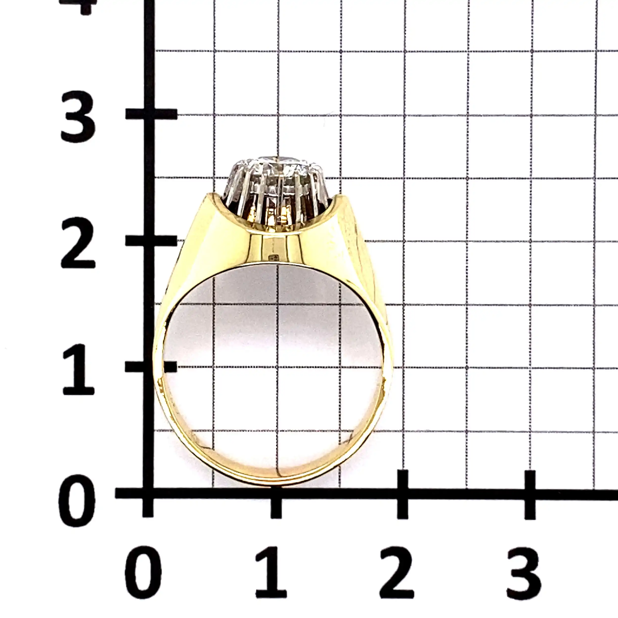 Ring Bicolor mit Brillant Ring Bicolor mit Brillant