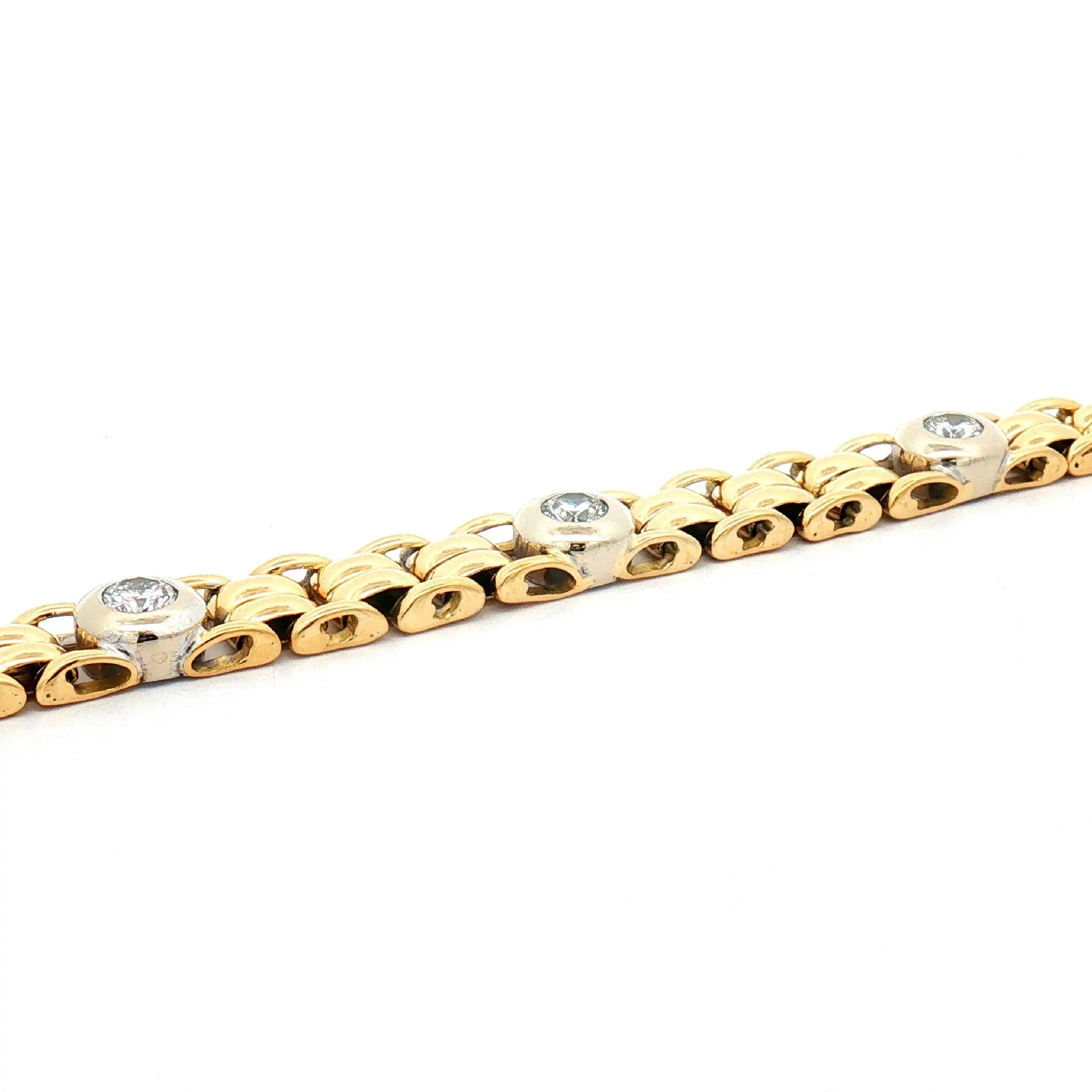 Armband Bicolor mit Brillanten