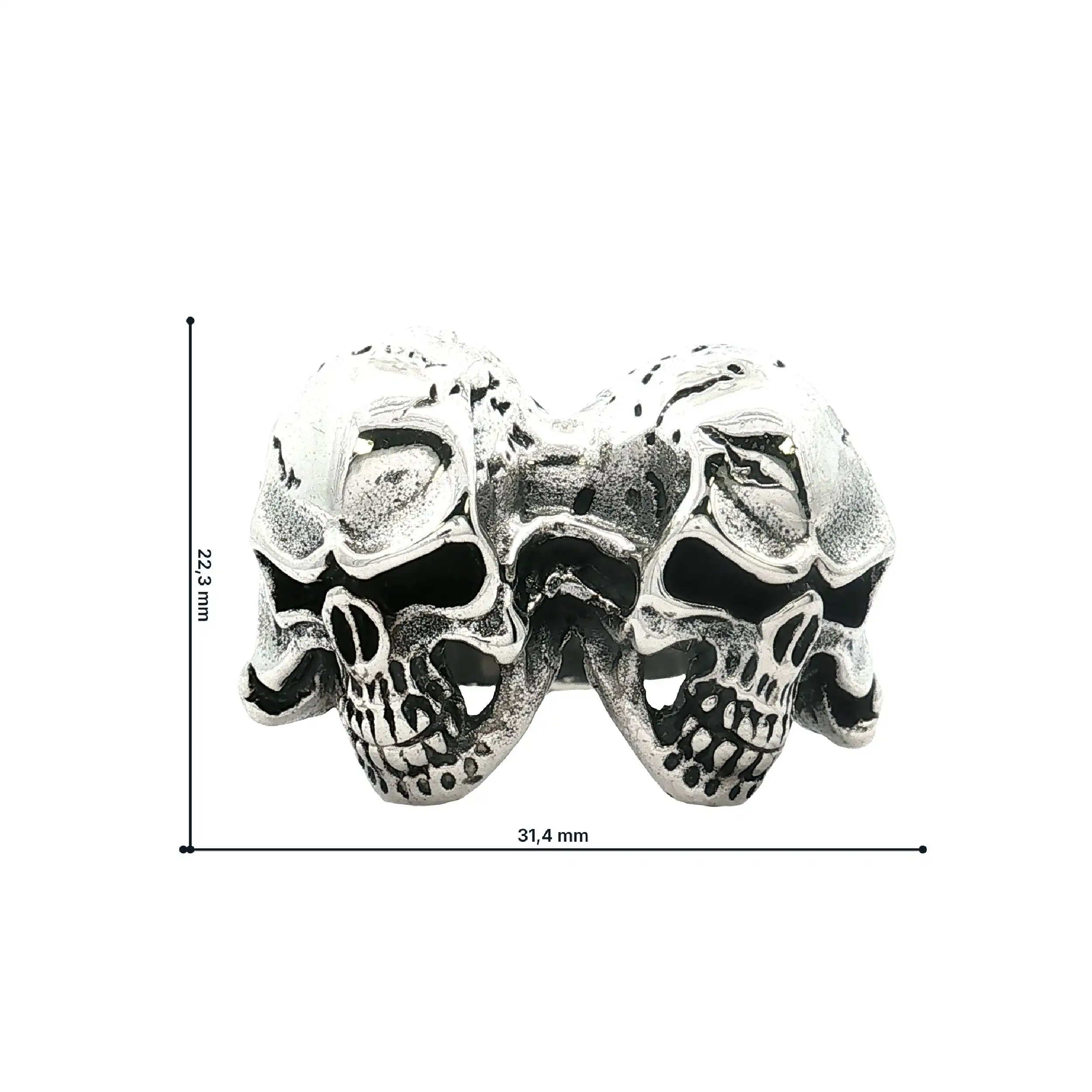 Ring Silber Totenkopf Ring Silber Totenkopf