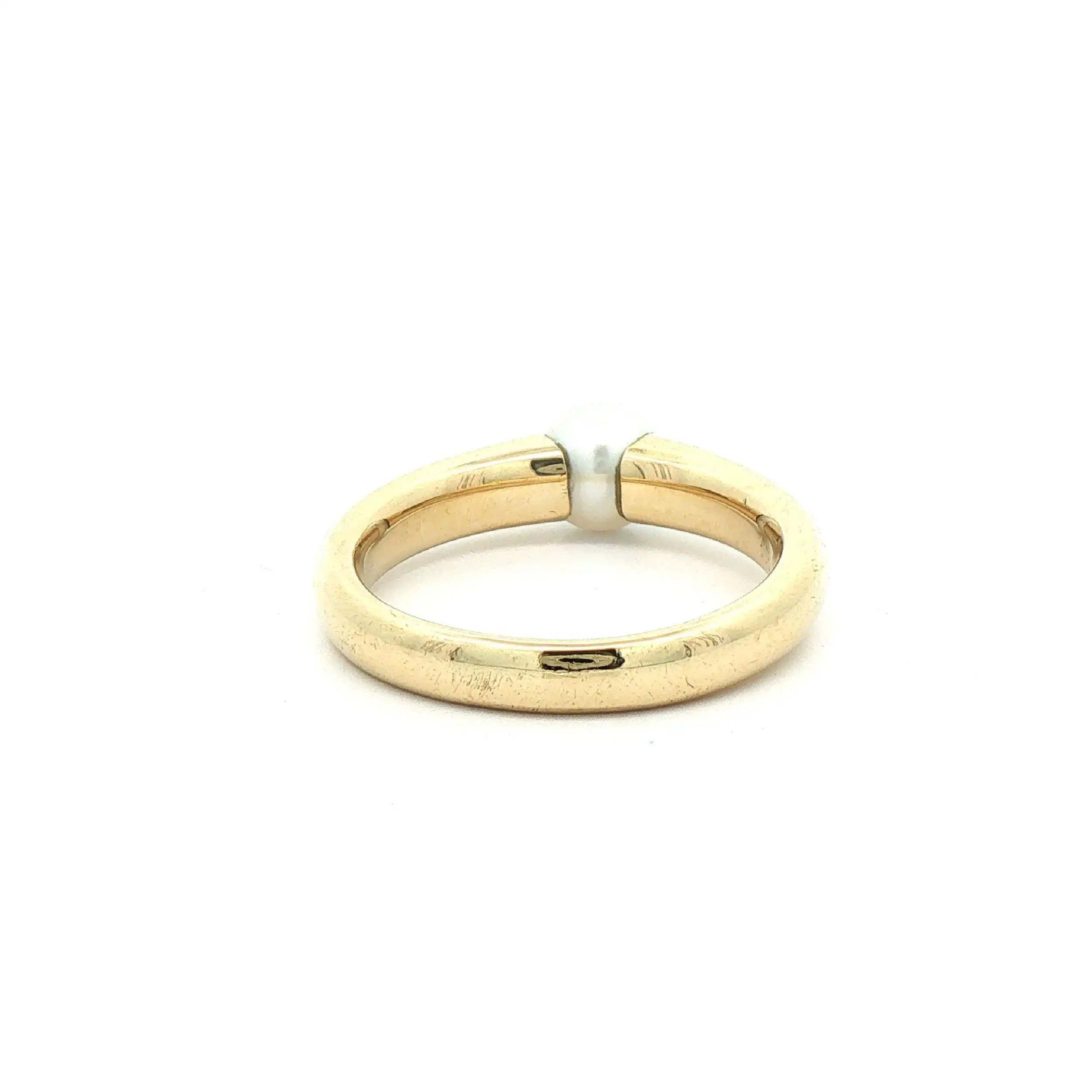 Ring Gelbgold mit Perle
