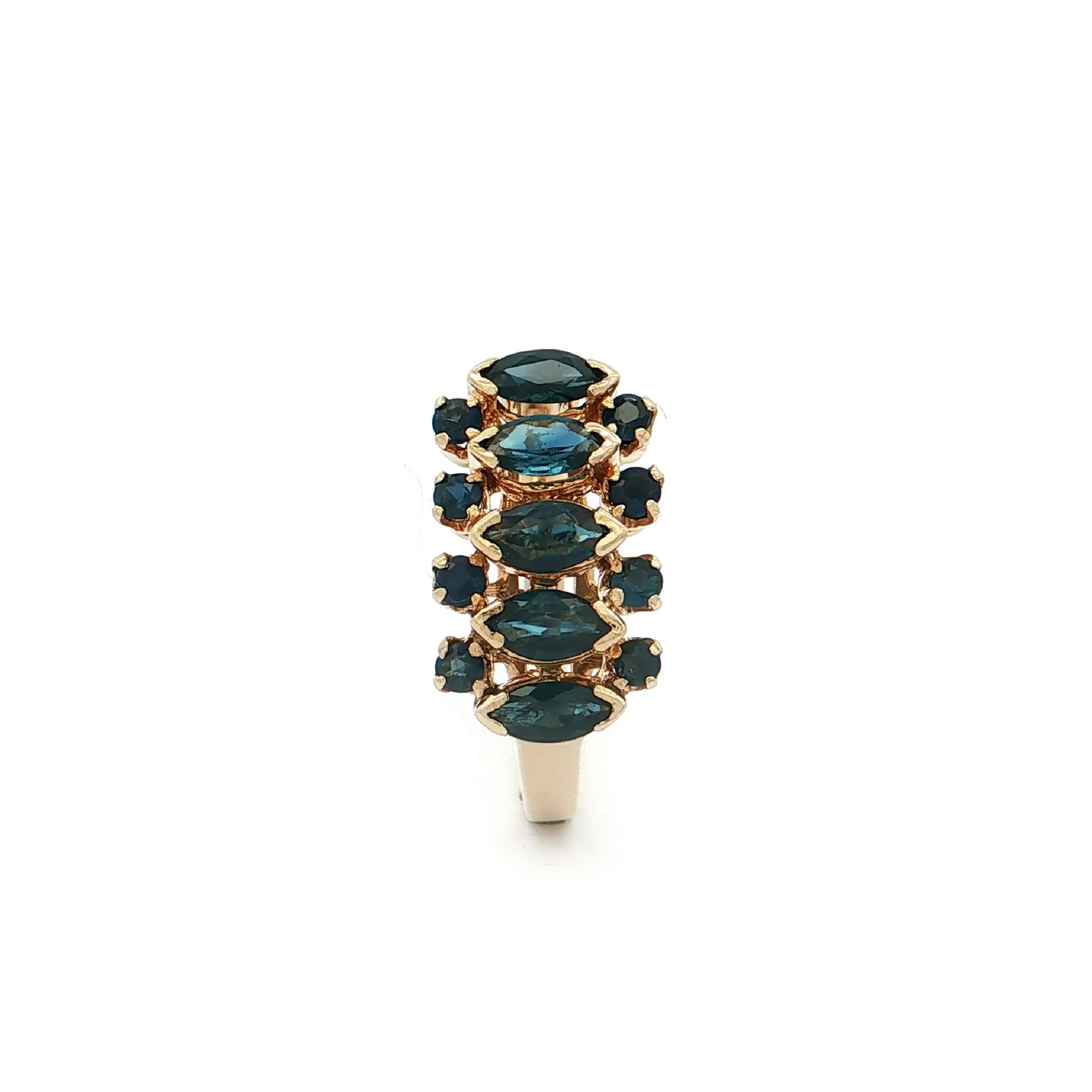 Ring Gelbgold mit Saphiren