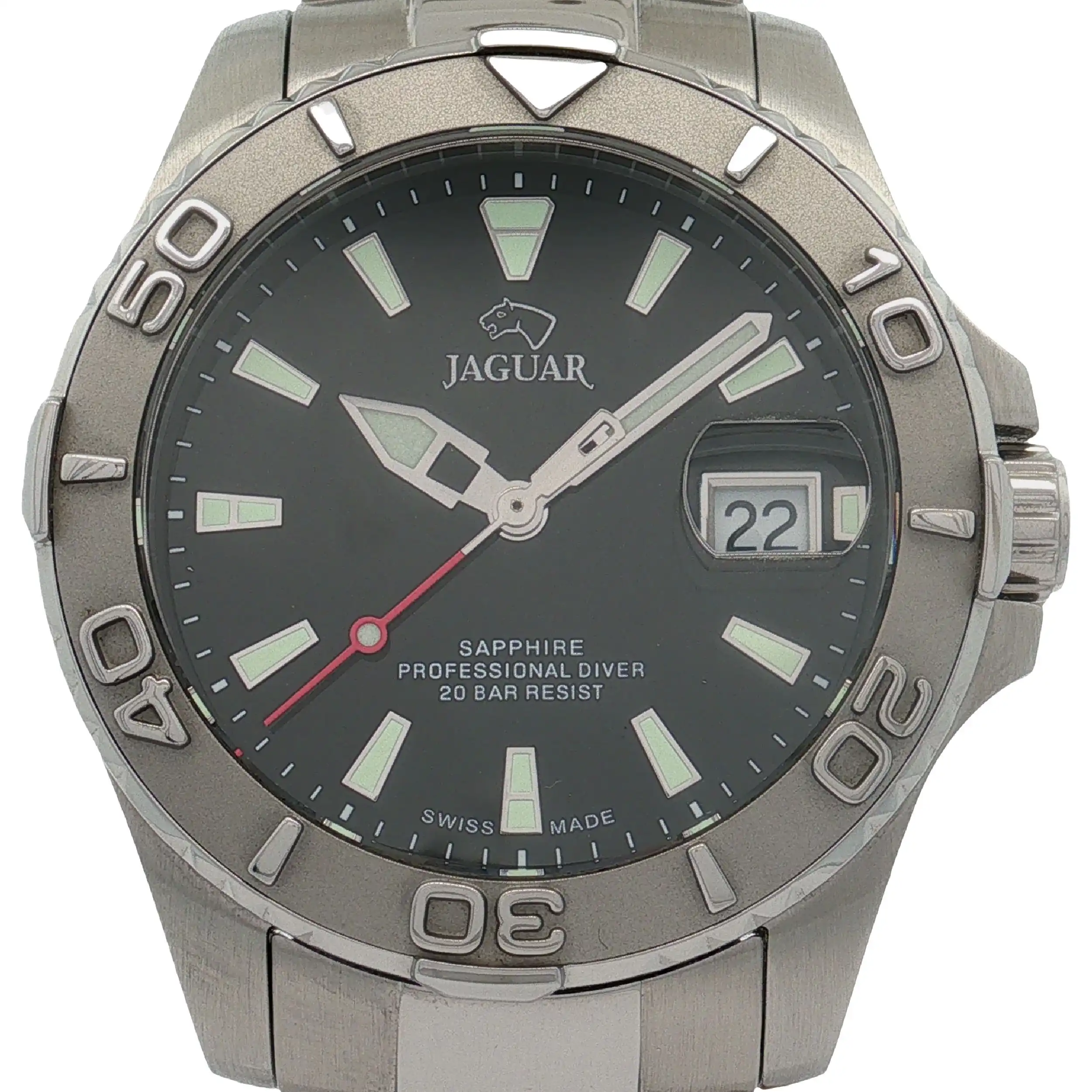 Herrenuhr Jaguar im Fullset mit 2 Bänder J969 Quarz