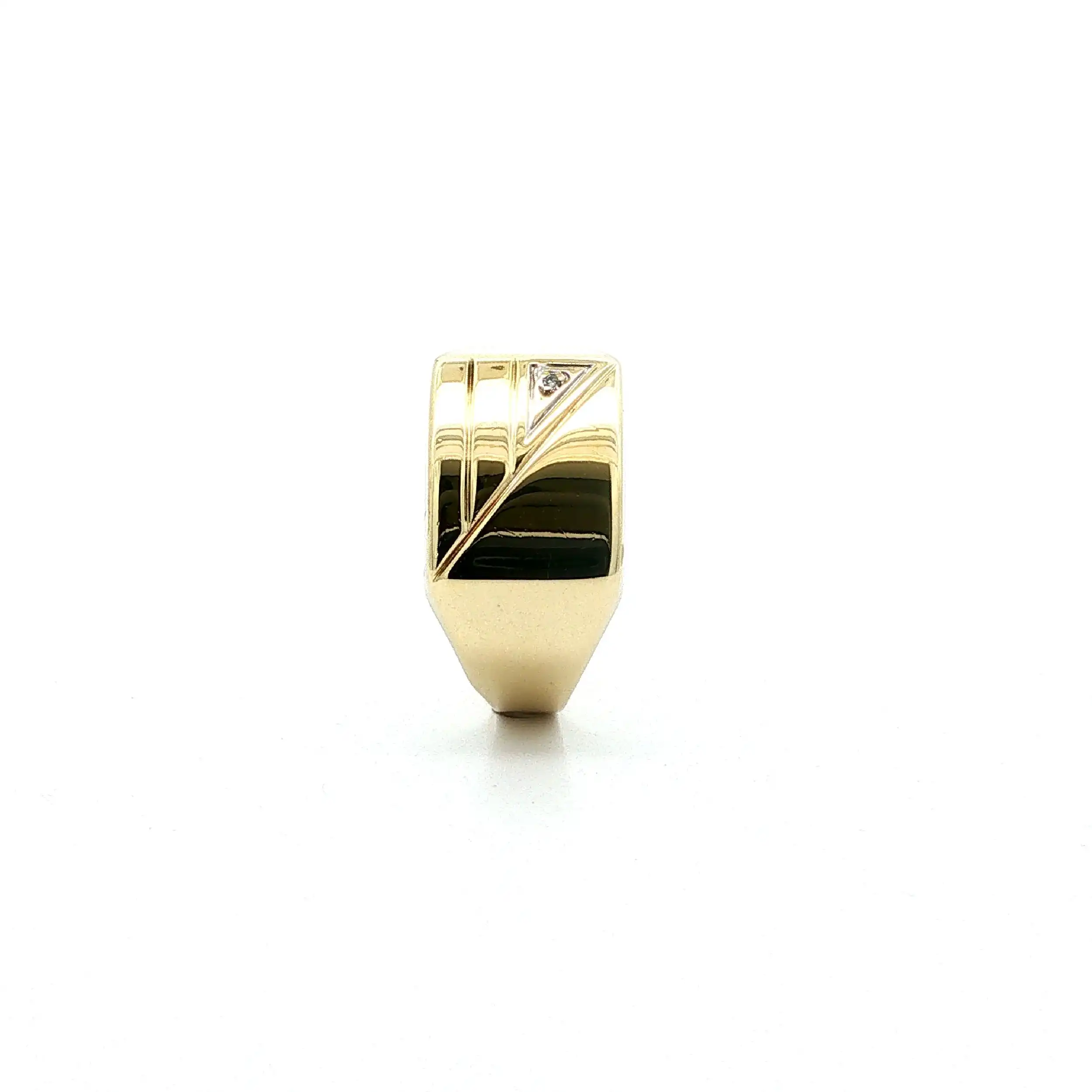 Ring Gelbgold mit Diamant