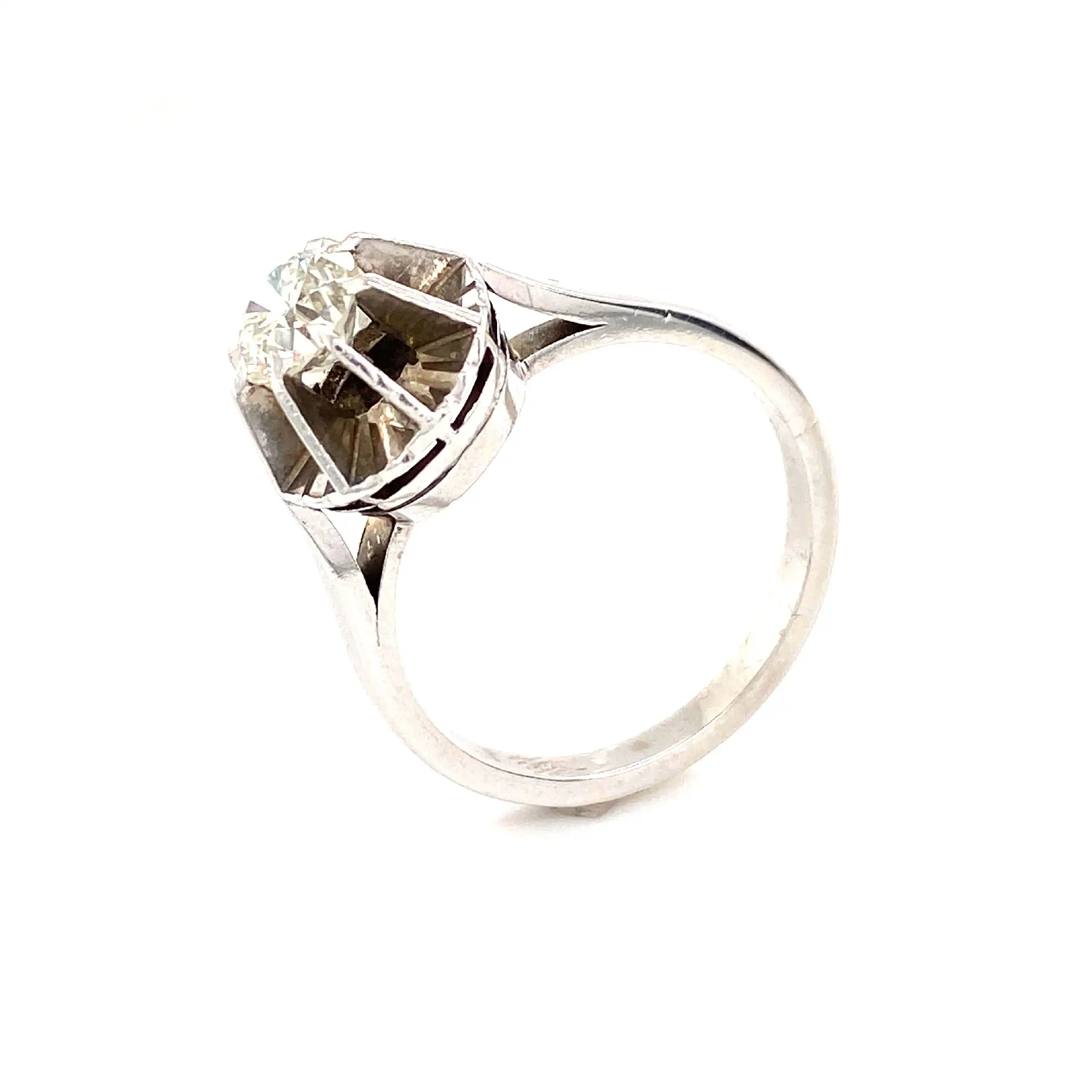 Ring Weißgold mit Brillant Solitär Ring Weißgold mit Brillant Solitär