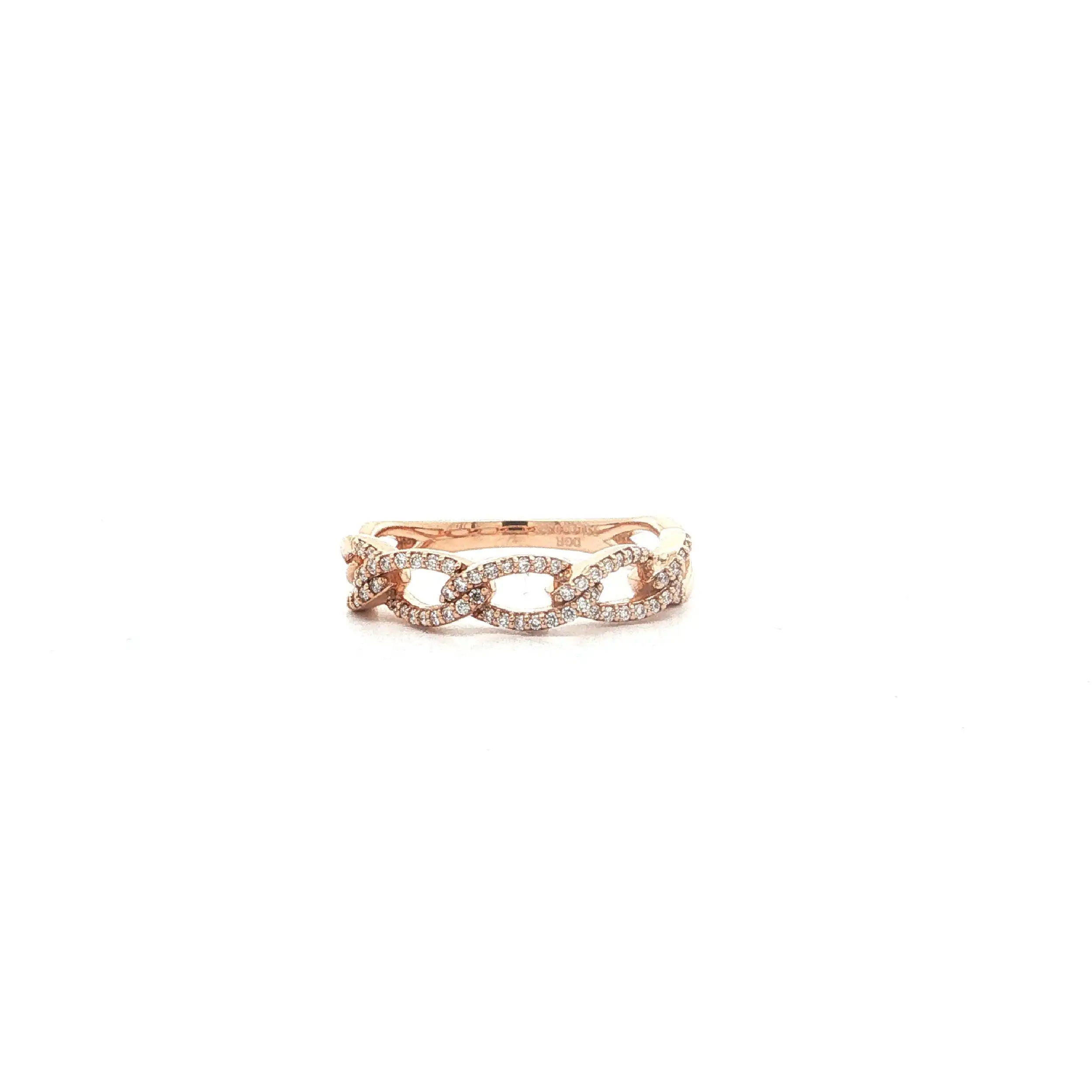 Ring Roségold mit Brillanten 0,18ct. TW/SI