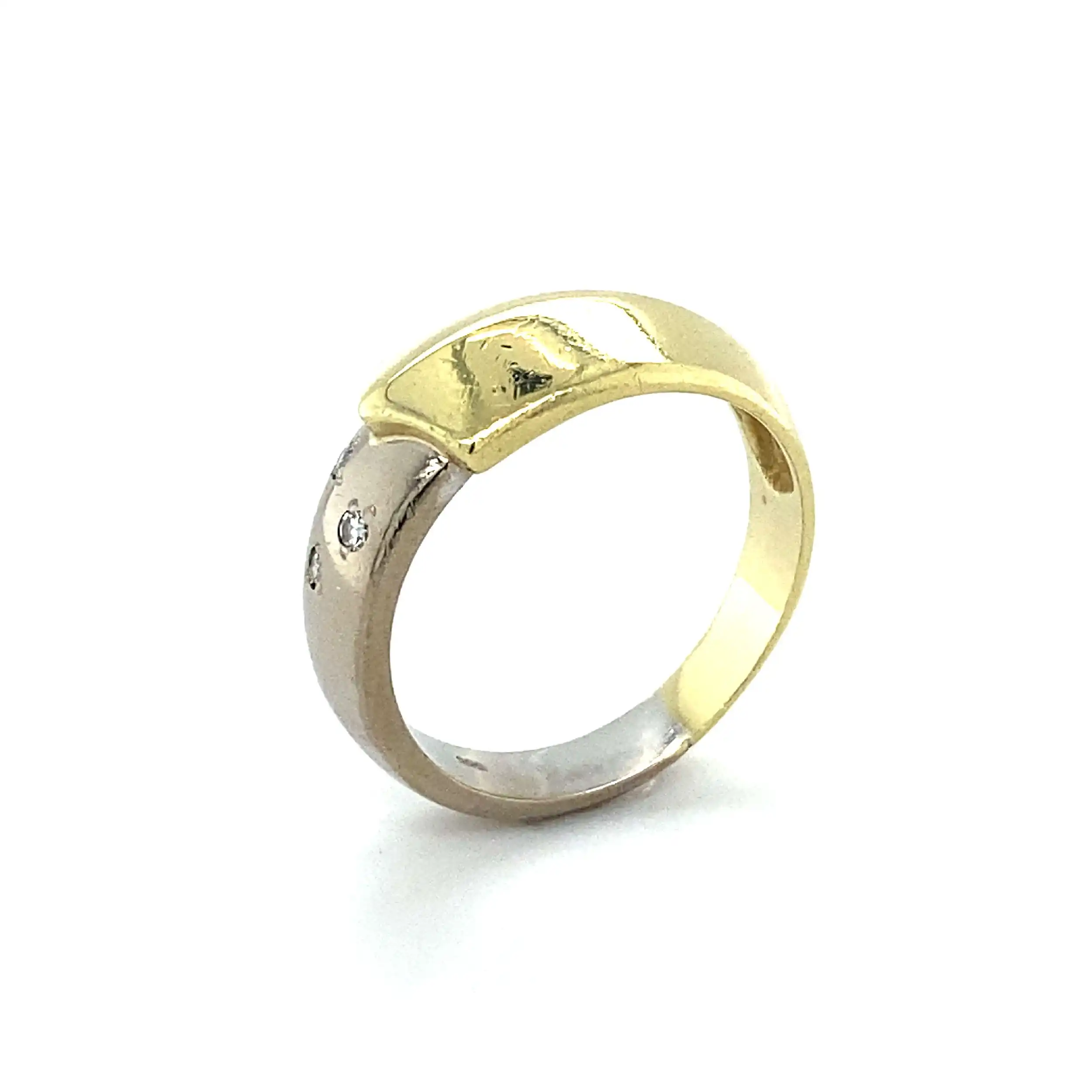 Ring Bicolor mit Brillanten Ring Bicolor mit Brillanten