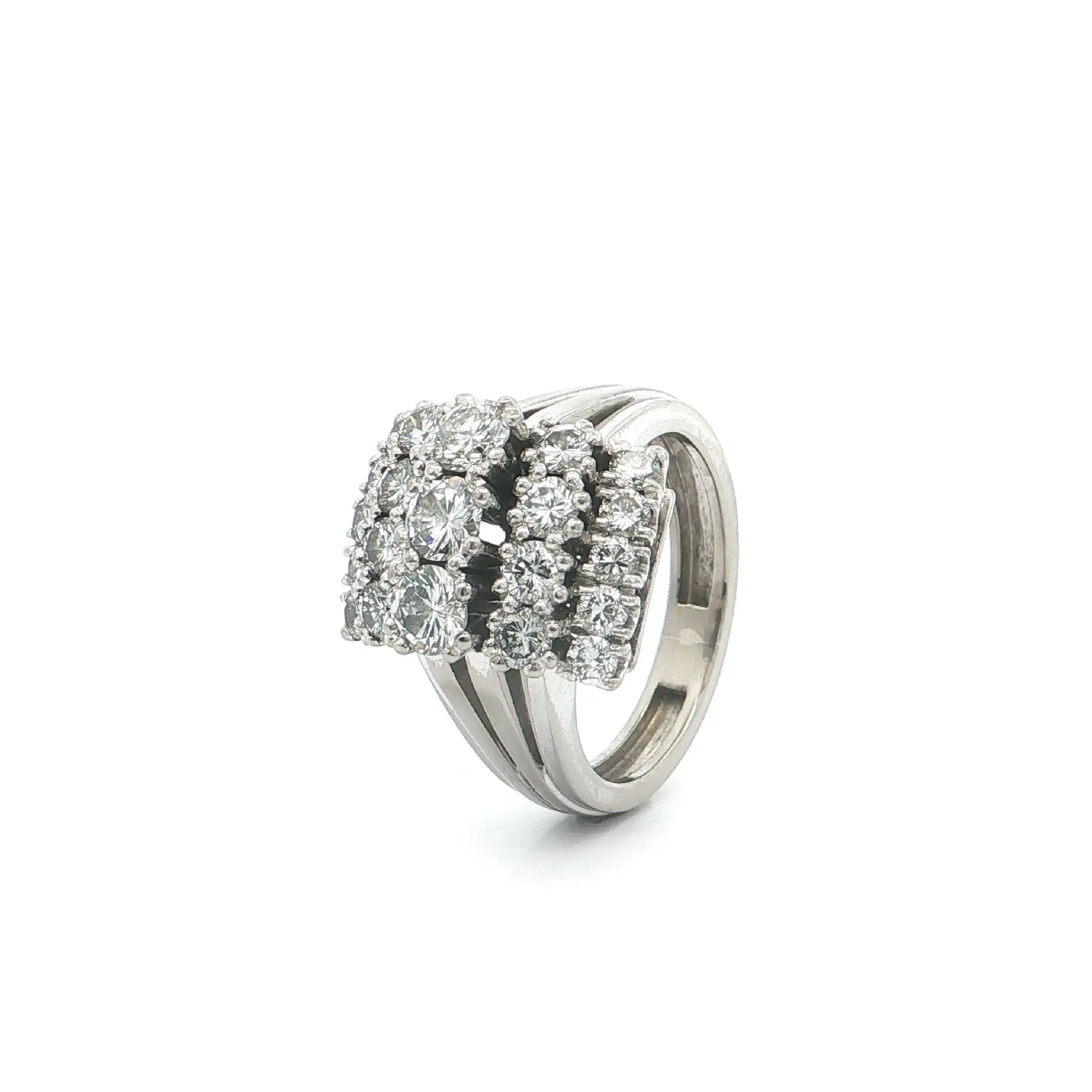 Ring Weißgold mit Brillanten