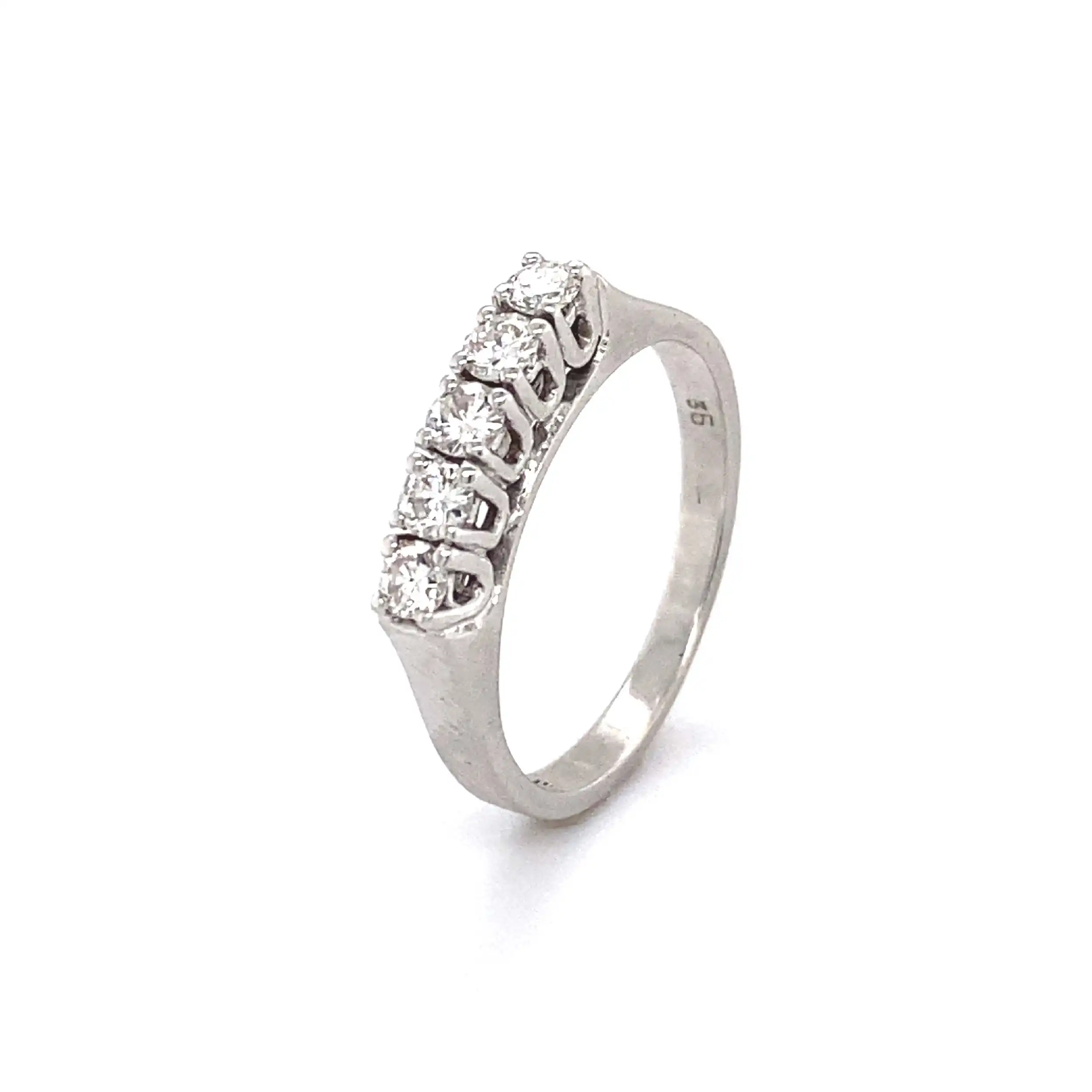 Ring Weißgold mit Brillanten Ring Weißgold mit Brillanten