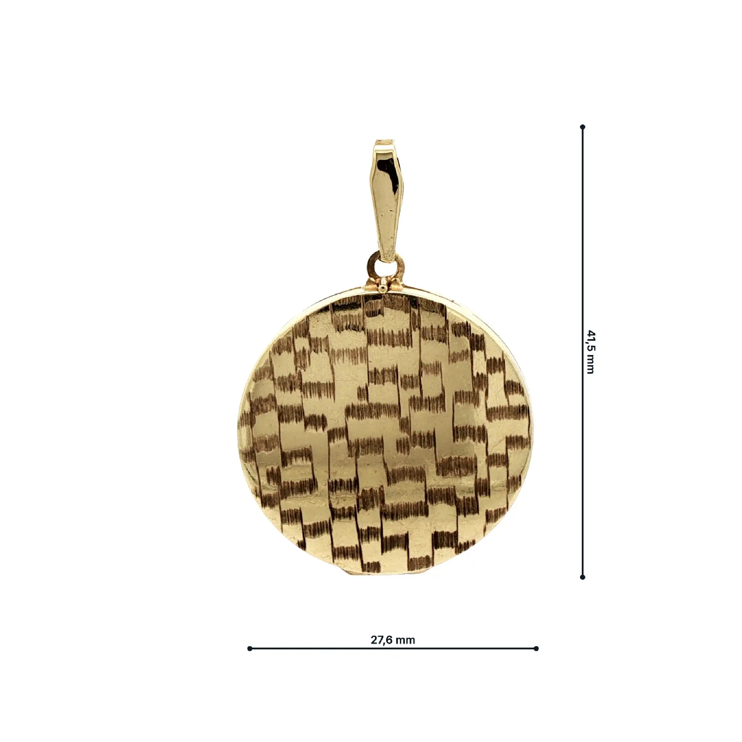 Medaillon Gelbgold ohne Inlay