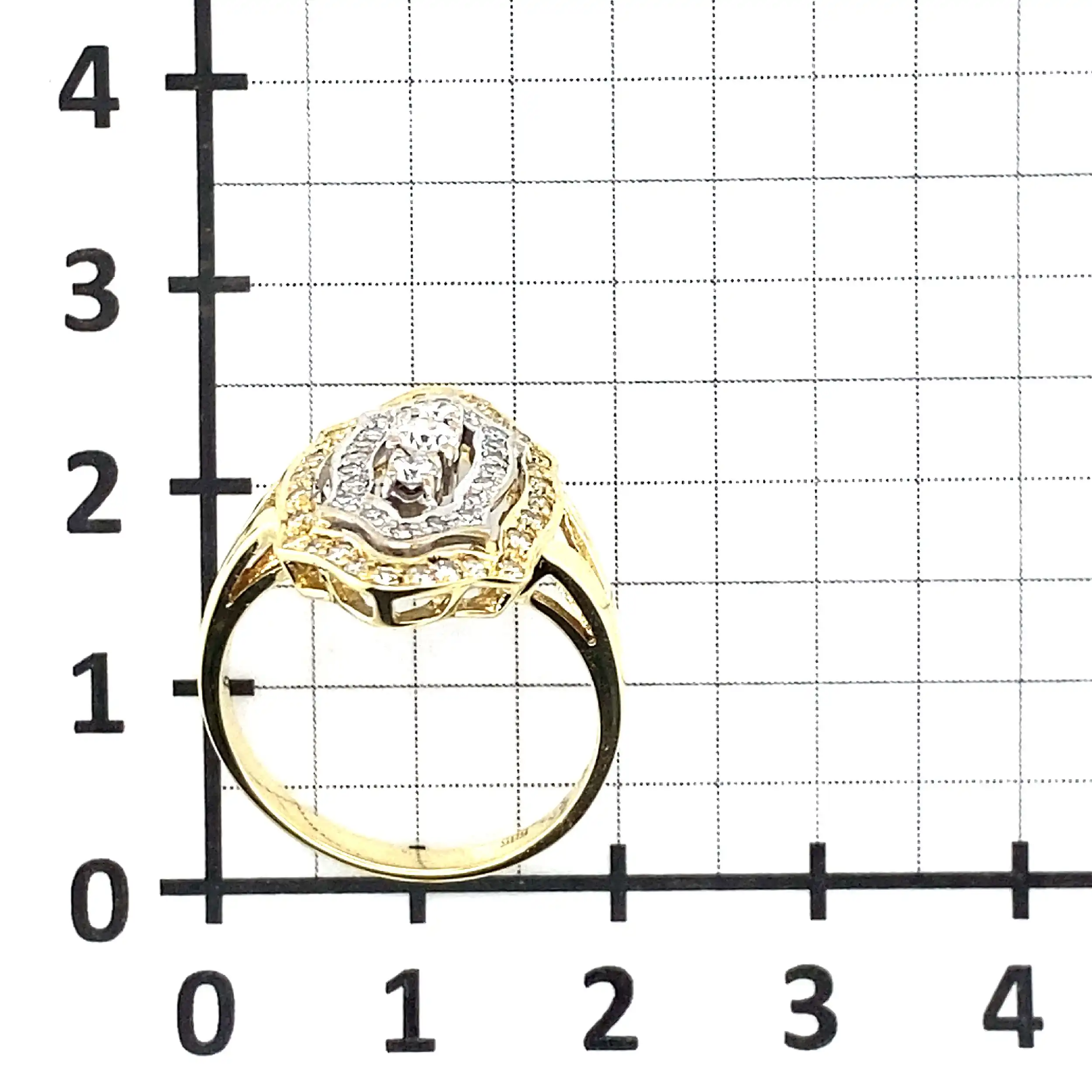 Ring Bicolor mit Brillanten und Diamanten Ring Bicolor mit Brillanten und Diamanten