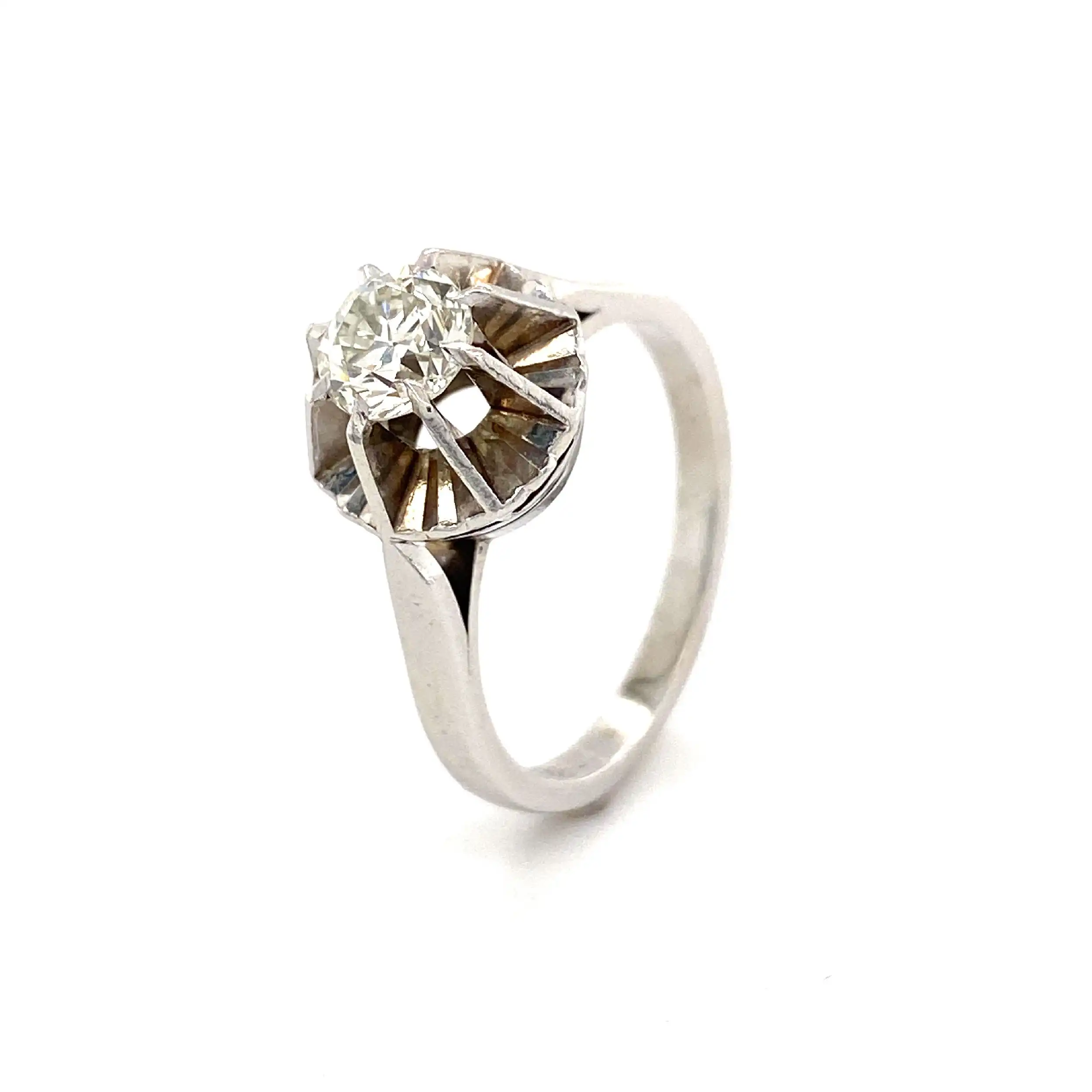 Ring Weißgold mit Brillant Solitär Ring Weißgold mit Brillant Solitär