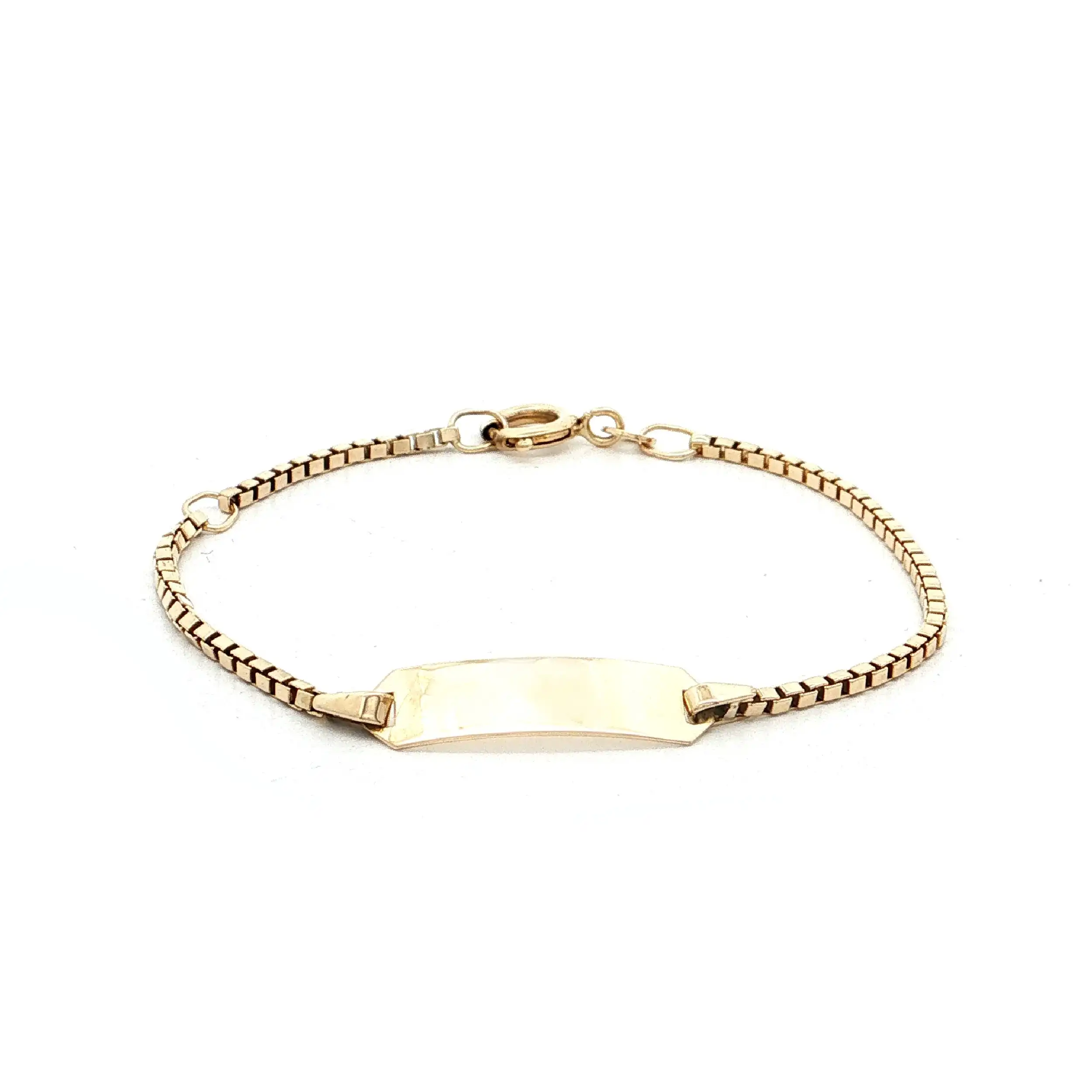 Kinderidentarmband Gelbgold