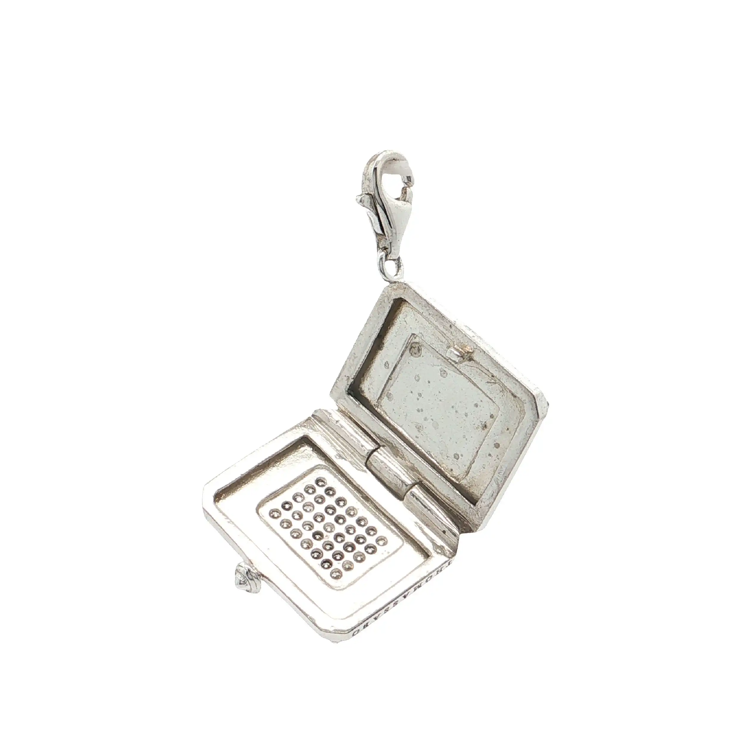 Anhänger/Charm Silber Buch mit Zirkonia "Thomas Sabo" Anhänger/Charm Silber Buch mit Zirkonia "Thomas Sabo"