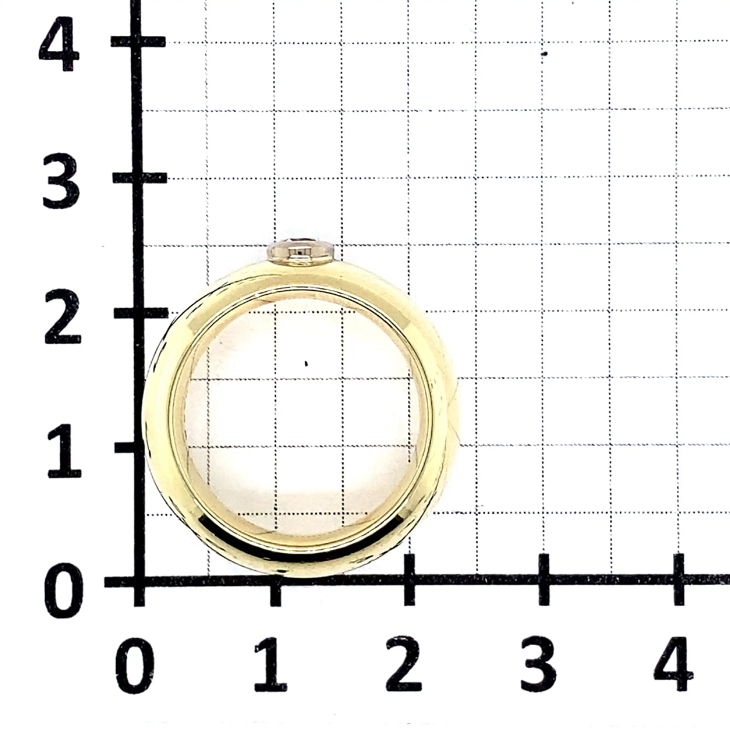 Ring Gelbgold mit Brillant, graviert mit 0,25ct. Ring Gelbgold mit Brillant, graviert mit 0,25ct.