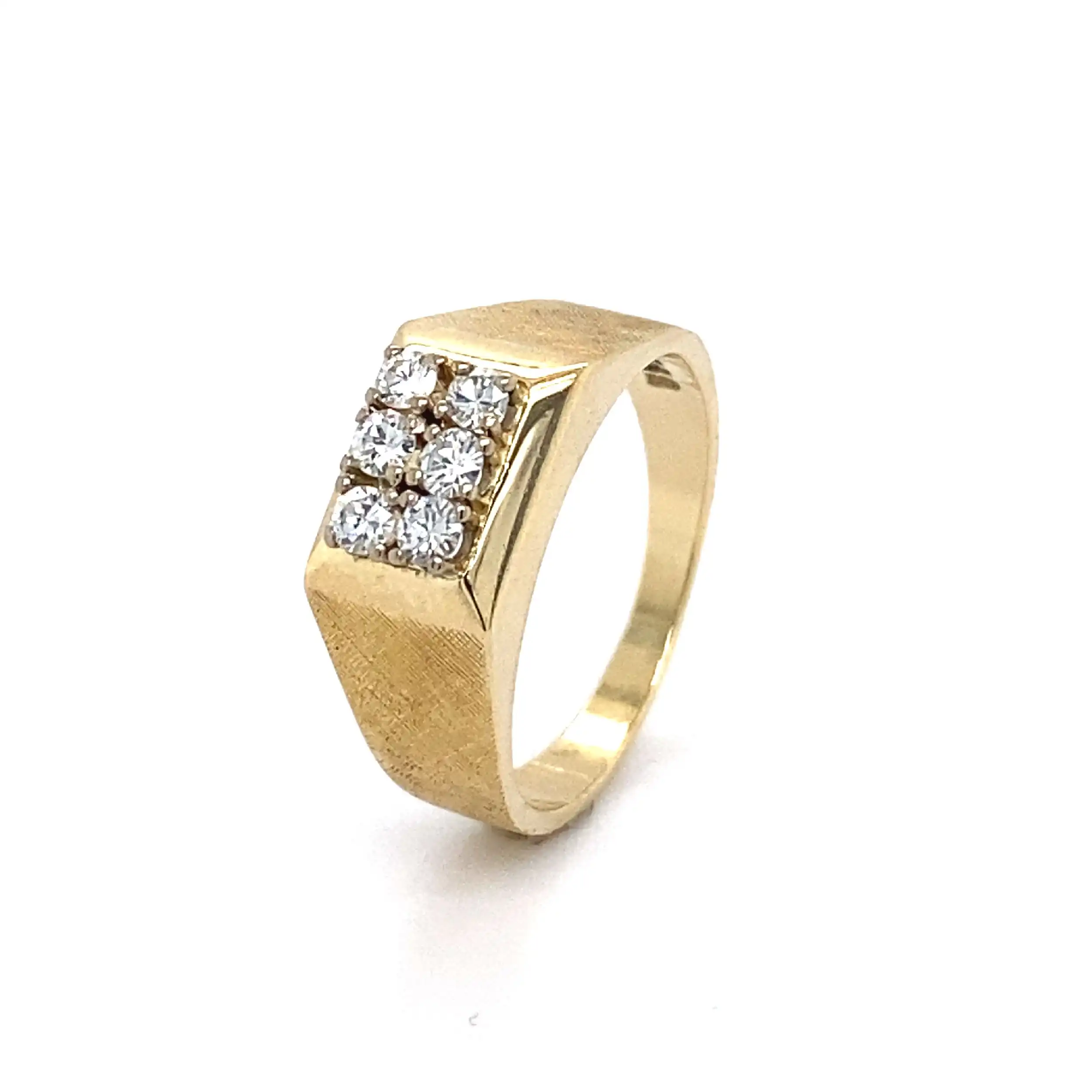 Ring Gelbgold mit Brillanten Ring Gelbgold mit Brillanten