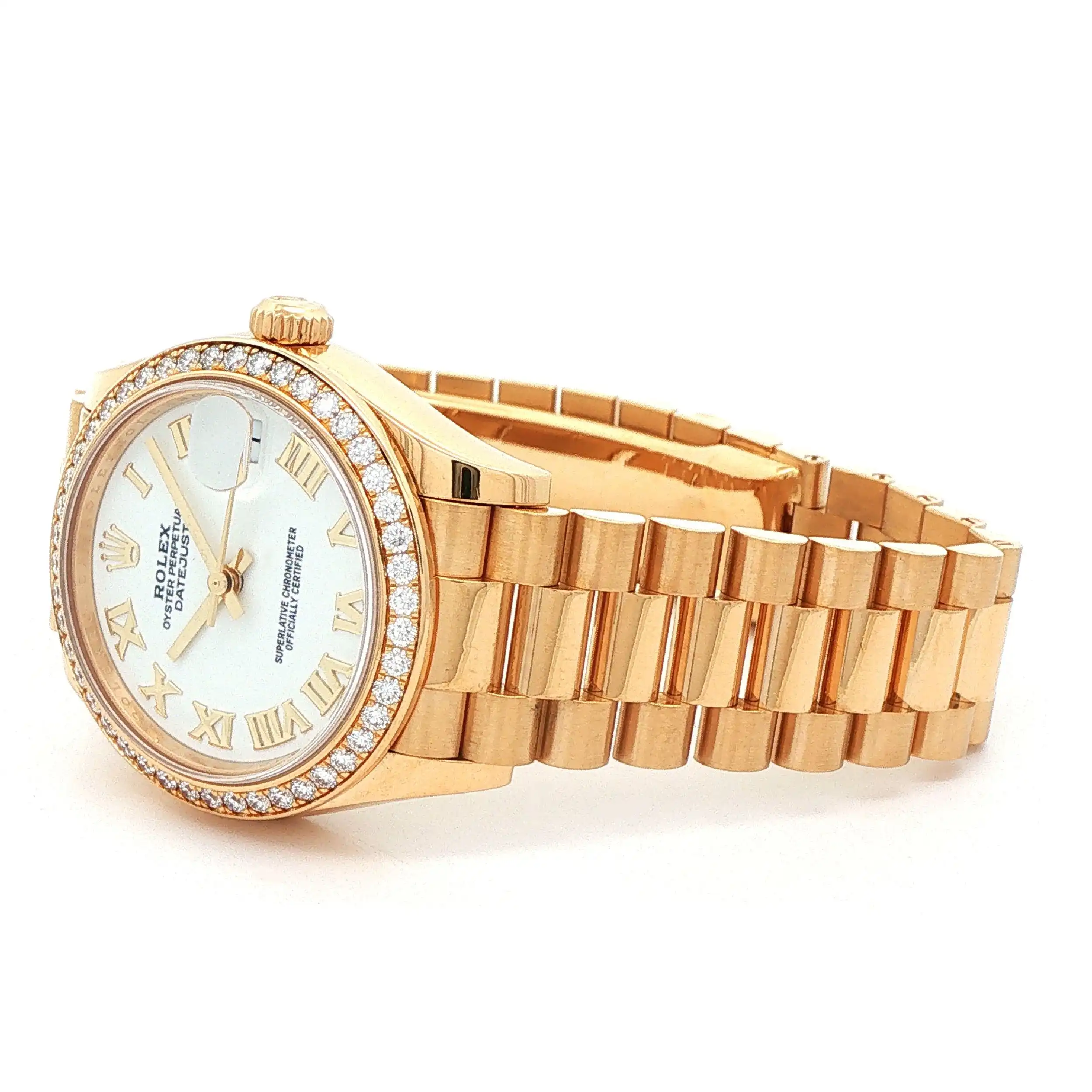Damenuhr Rolex Datejust 31 Vollgold Fullset 2022 Damenuhr Rolex Datejust 31 Vollgold Fullset 2022
