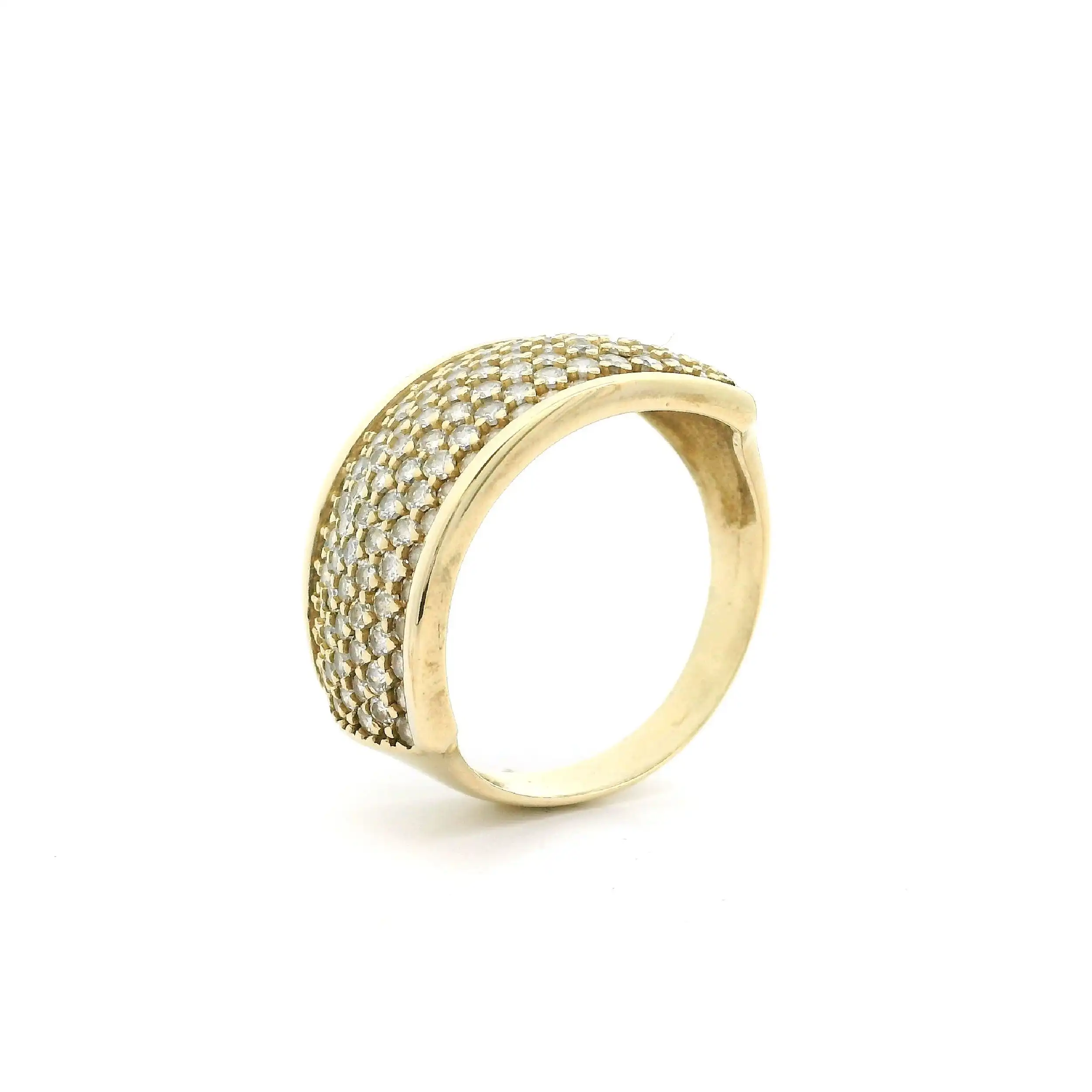 Ring Gelbgold mit Zirkonia