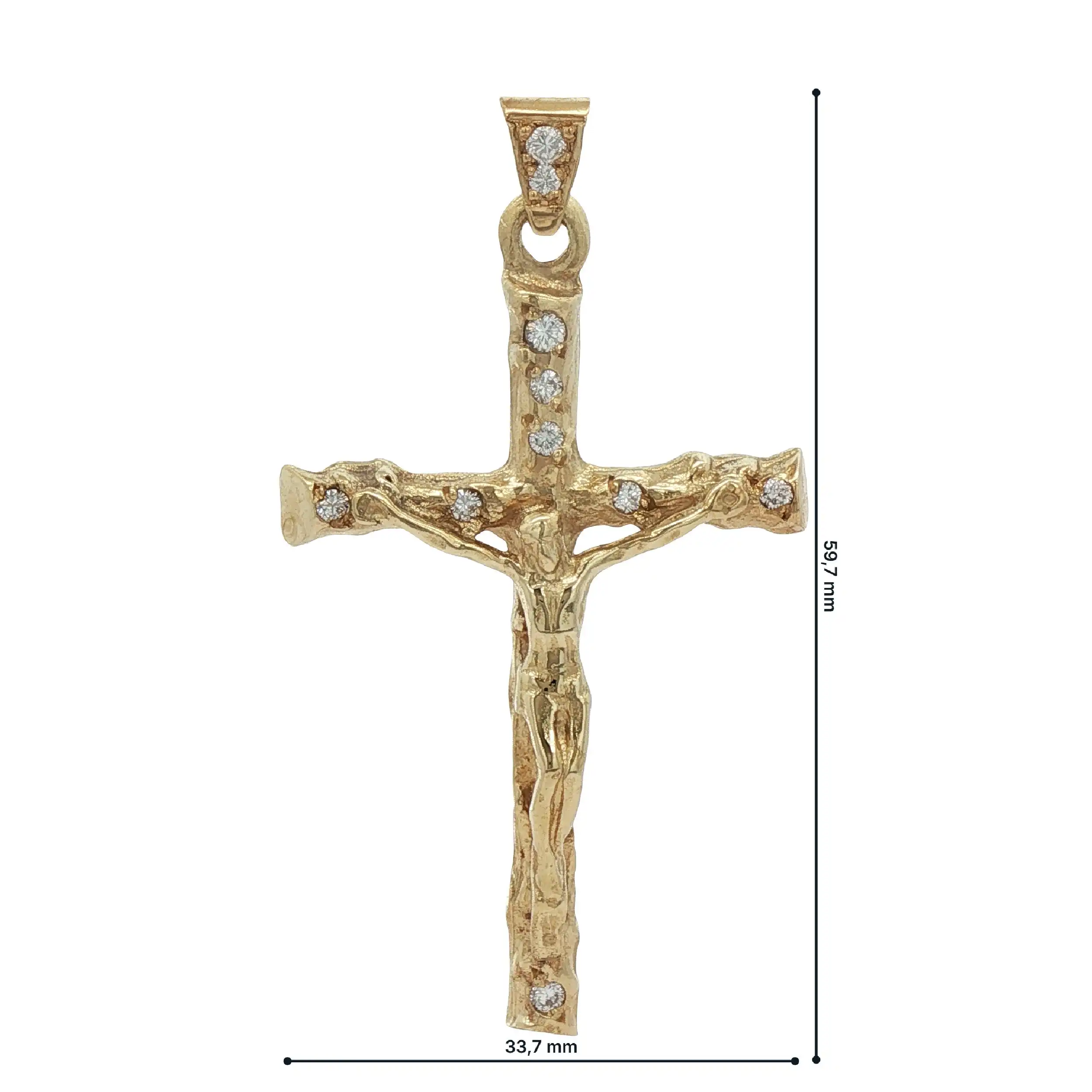 Anhänger Gelbgold mit Brillanten