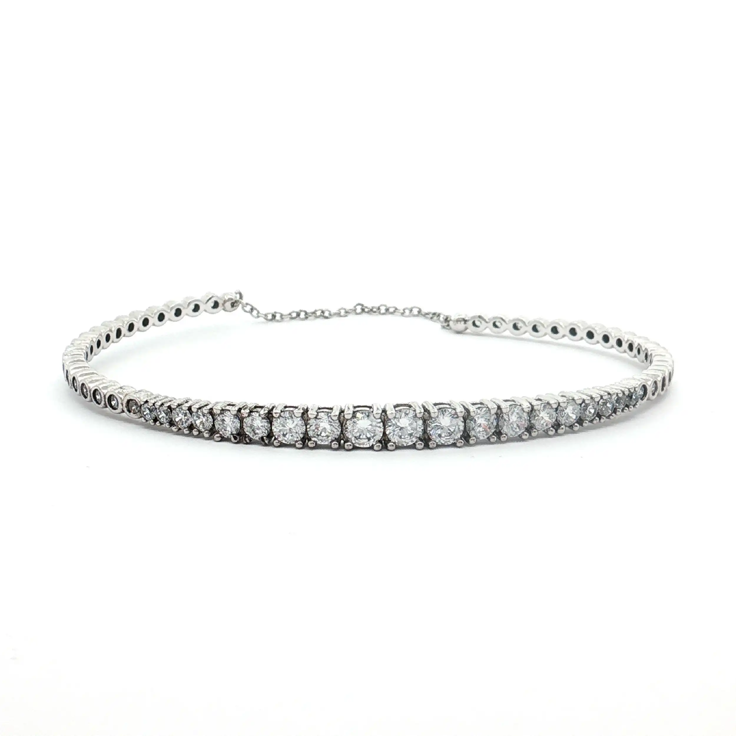 Armreif Silber mit Zirkonia